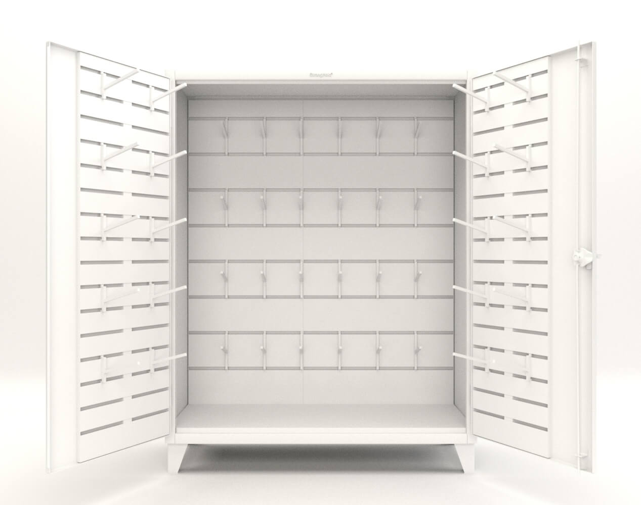 Extreme Duty 12 GA Rigging Cabinet with Hooks - 60 In. W x 24 In. D x 78 In. H