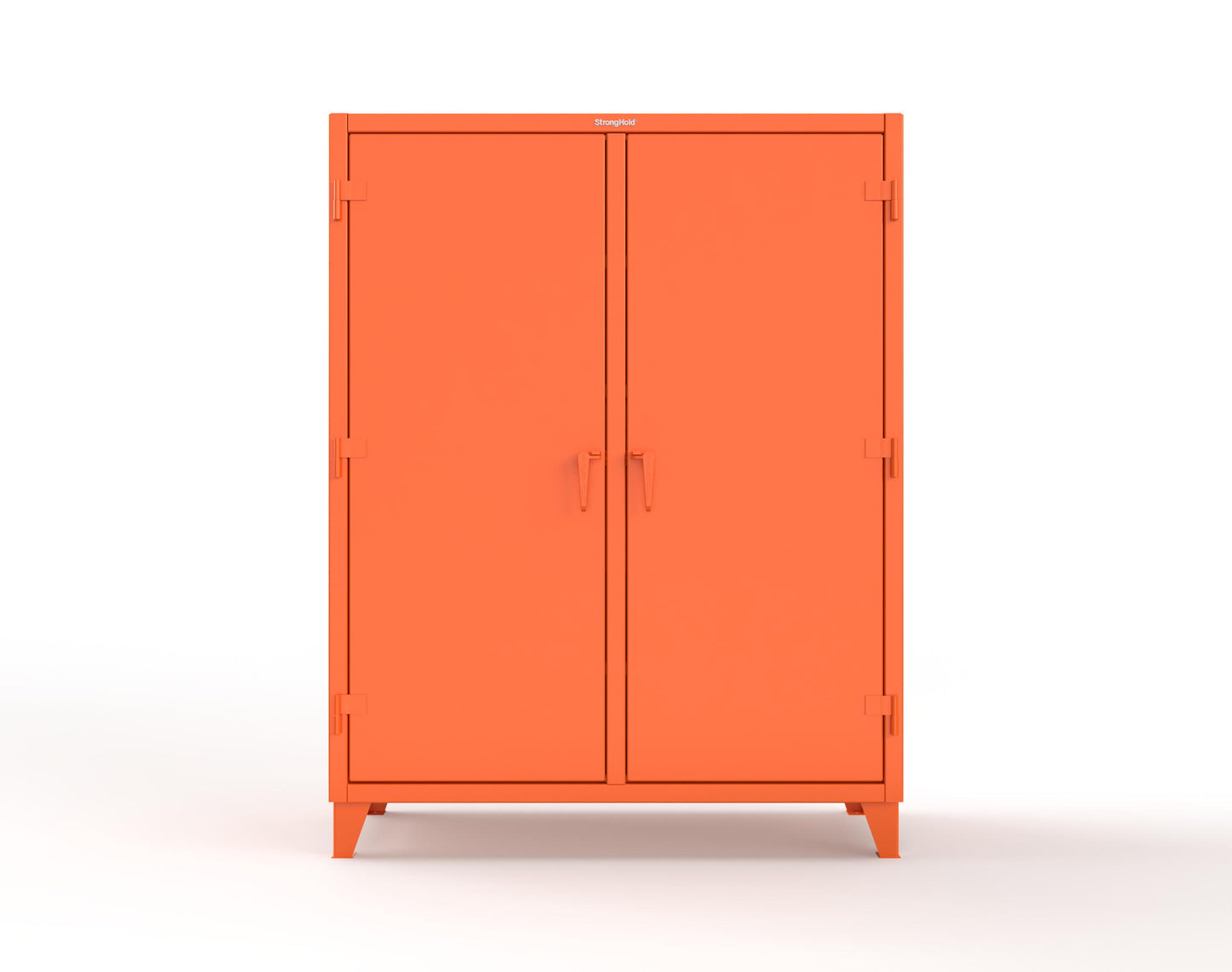 Extreme Duty 12 GA Double Shift Cabinet with 10 Drawers, 6 Shelves - 60 In. W x 24 In. D x 78 In. H - 56-DS-246-10DB-2009