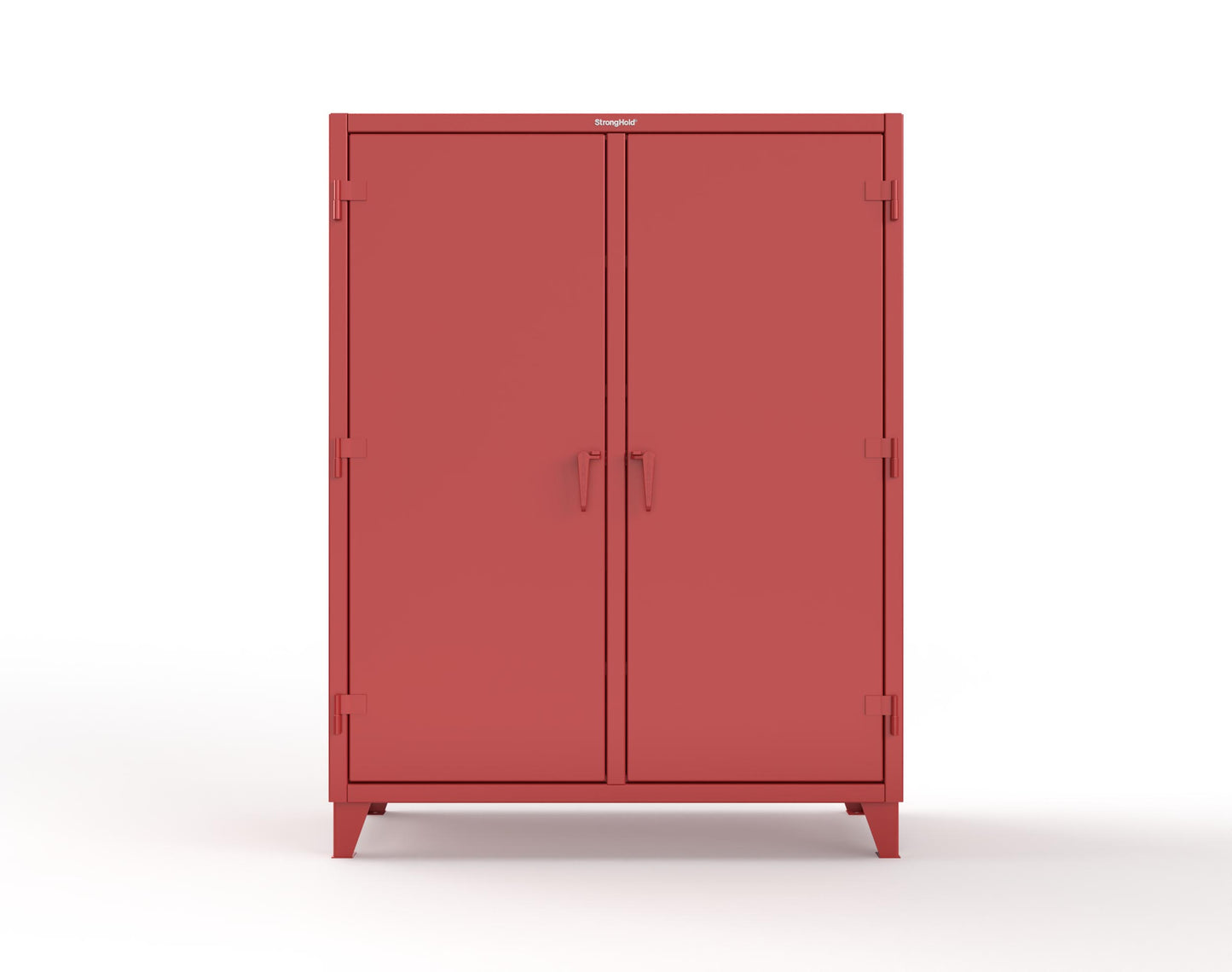 Extreme Duty 12 GA Double Shift Cabinet with 10 Drawers, 6 Shelves - 60 In. W x 24 In. D x 78 In. H - 56-DS-246-10DB-3001