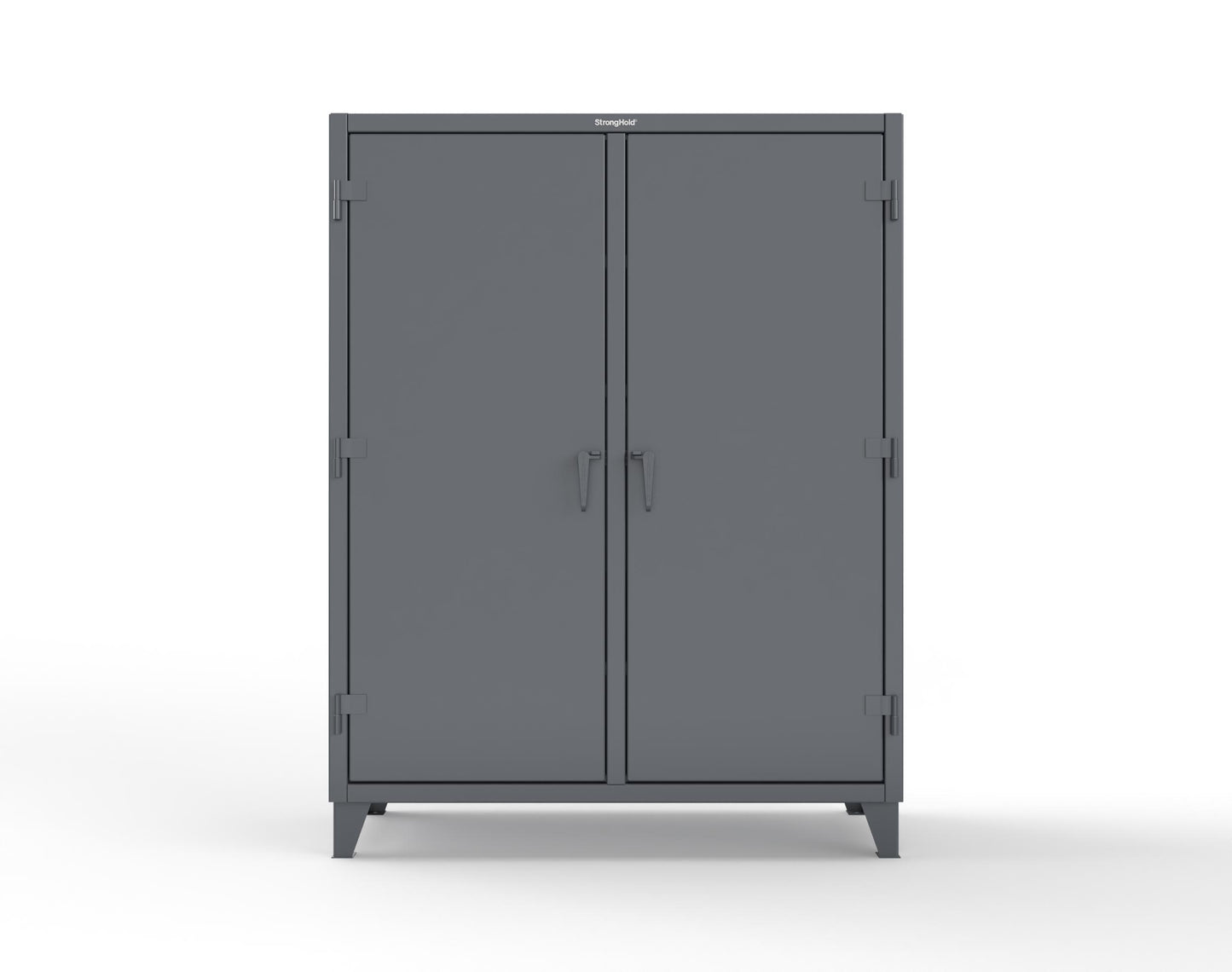 Extreme Duty 12 GA Double Shift Cabinet with 6 Drawers, 6 Shelves - 60 In. W x 24 In. D x 78 In. H - 56-DS-246-6DB-7024