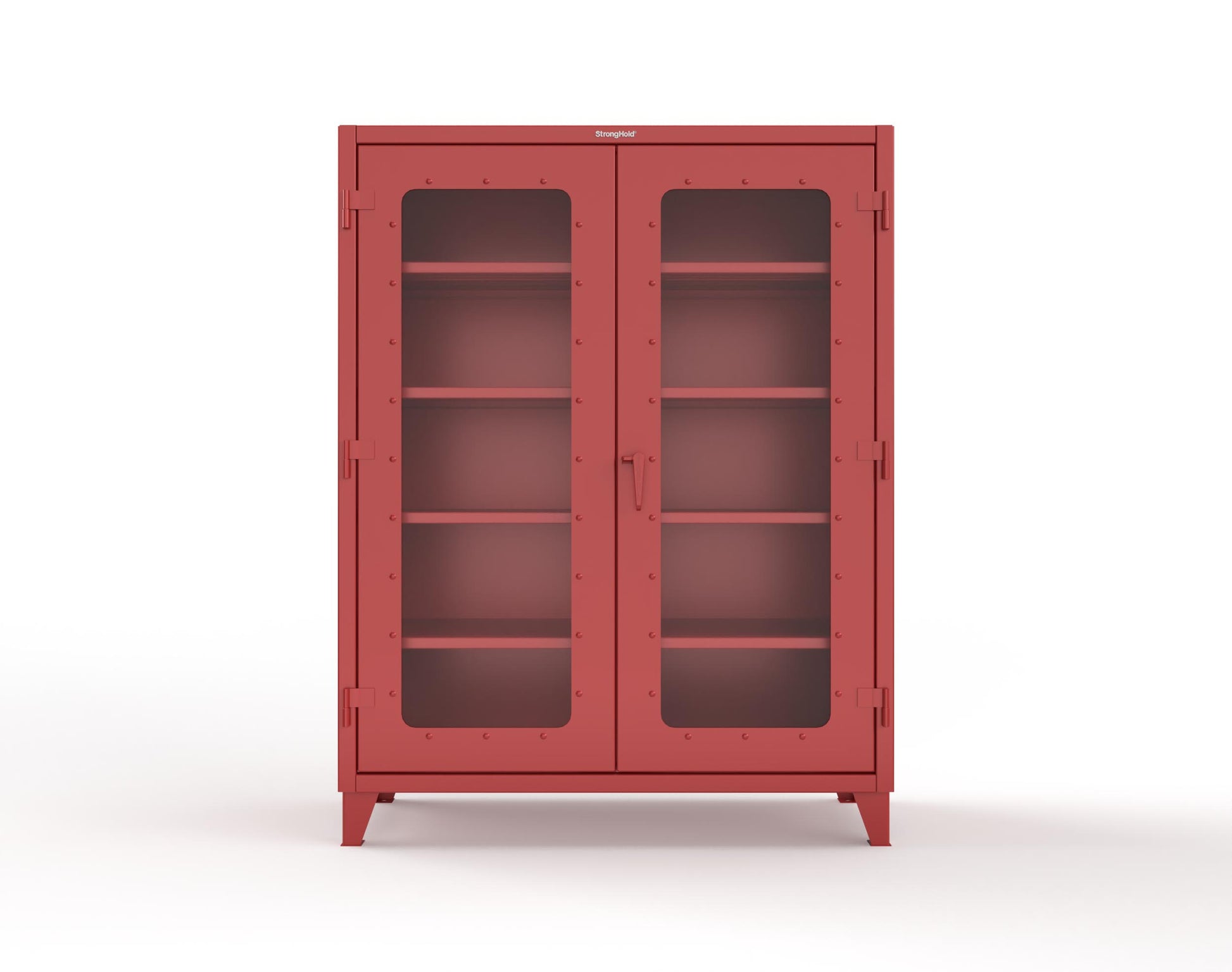 Extreme Duty 12 GA Clearview Cabinet with 4 Shelves - 60 In. W x 24 In. D x 78 In. H - 56-LD-244-3001