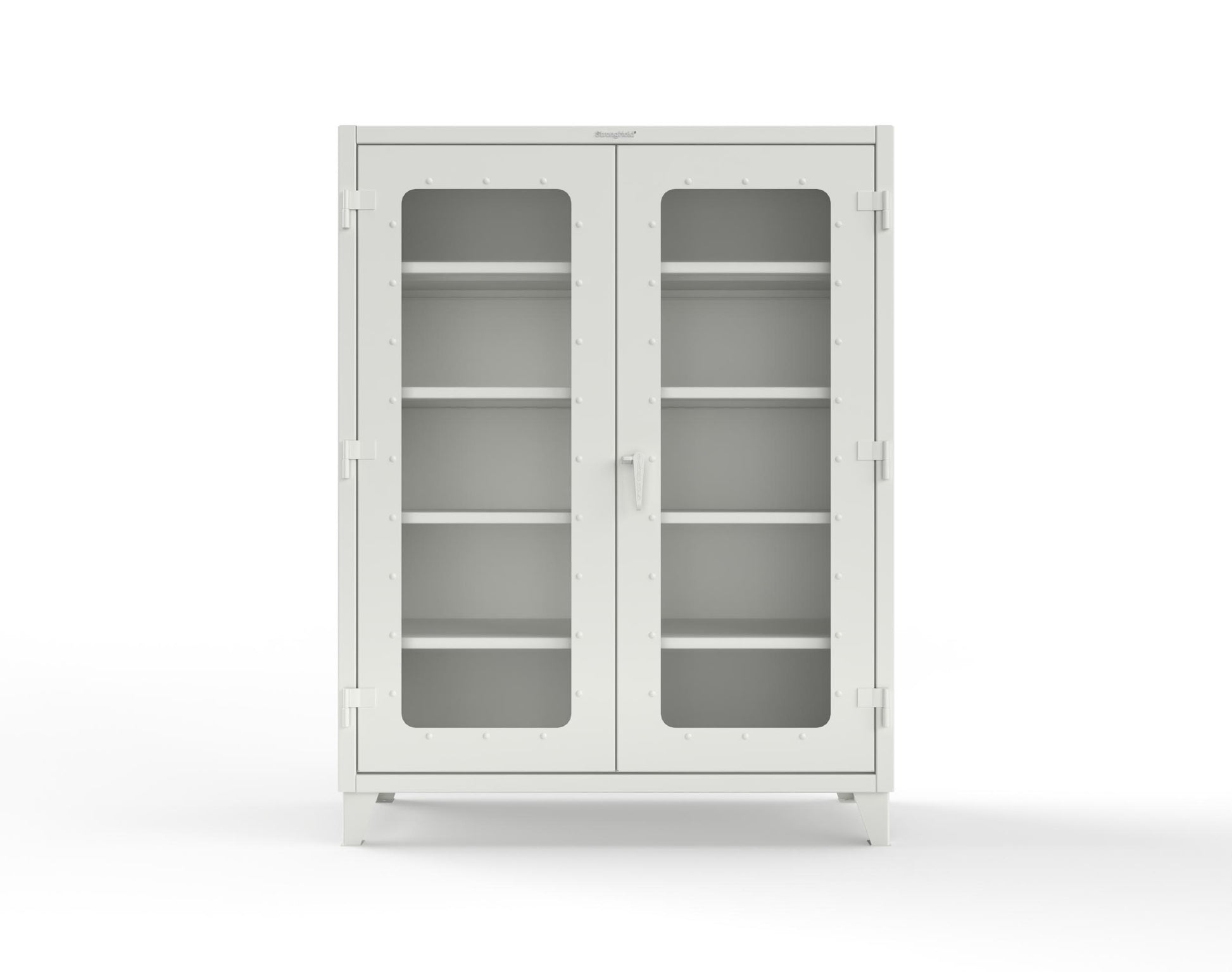 Extreme Duty 12 GA Clearview Cabinet with 4 Shelves - 60 In. W x 24 In. D x 78 In. H - 56-LD-244-9003