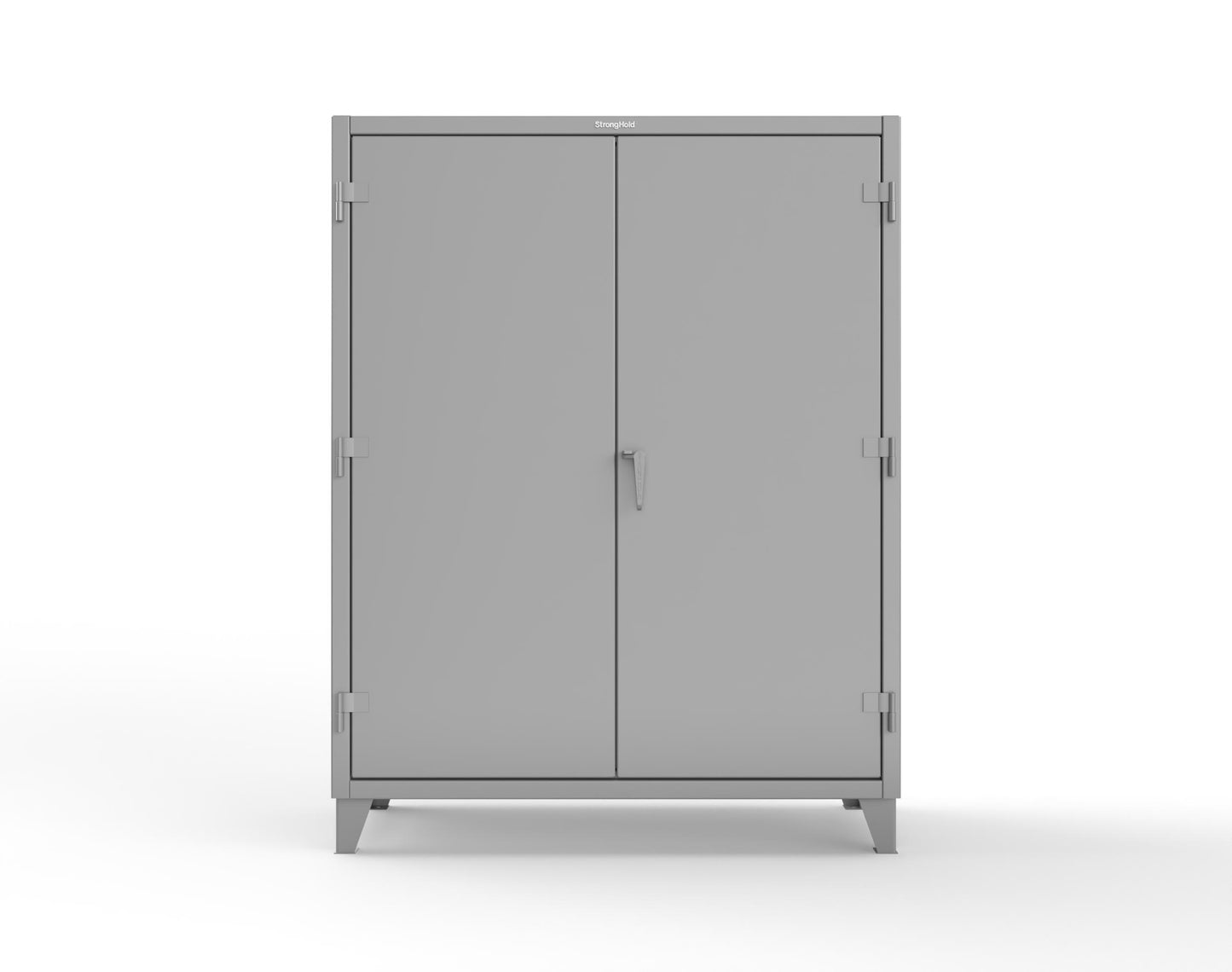 Extreme Duty 12 GA Uniform Cabinet with 7 Drawers, 3 Shelves - 60 In. W x 24 In. D x 78 In. H - 56-W-243-7DB-7037