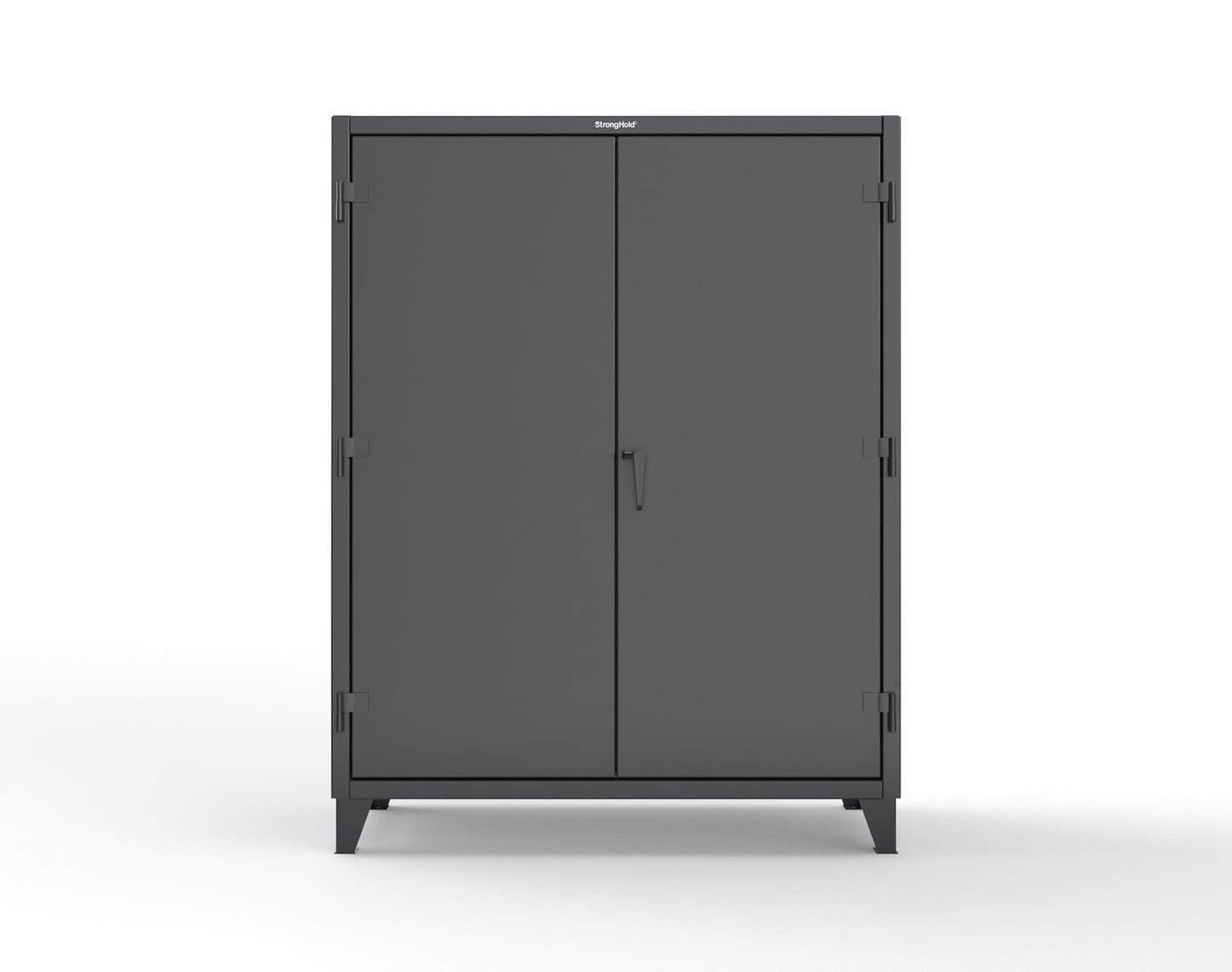 Extreme Duty 12 GA Uniform Cabinet with 7 Drawers, 3 Shelves - 60 In. W x 24 In. D x 78 In. H - 56-W-243-7DB-9005
