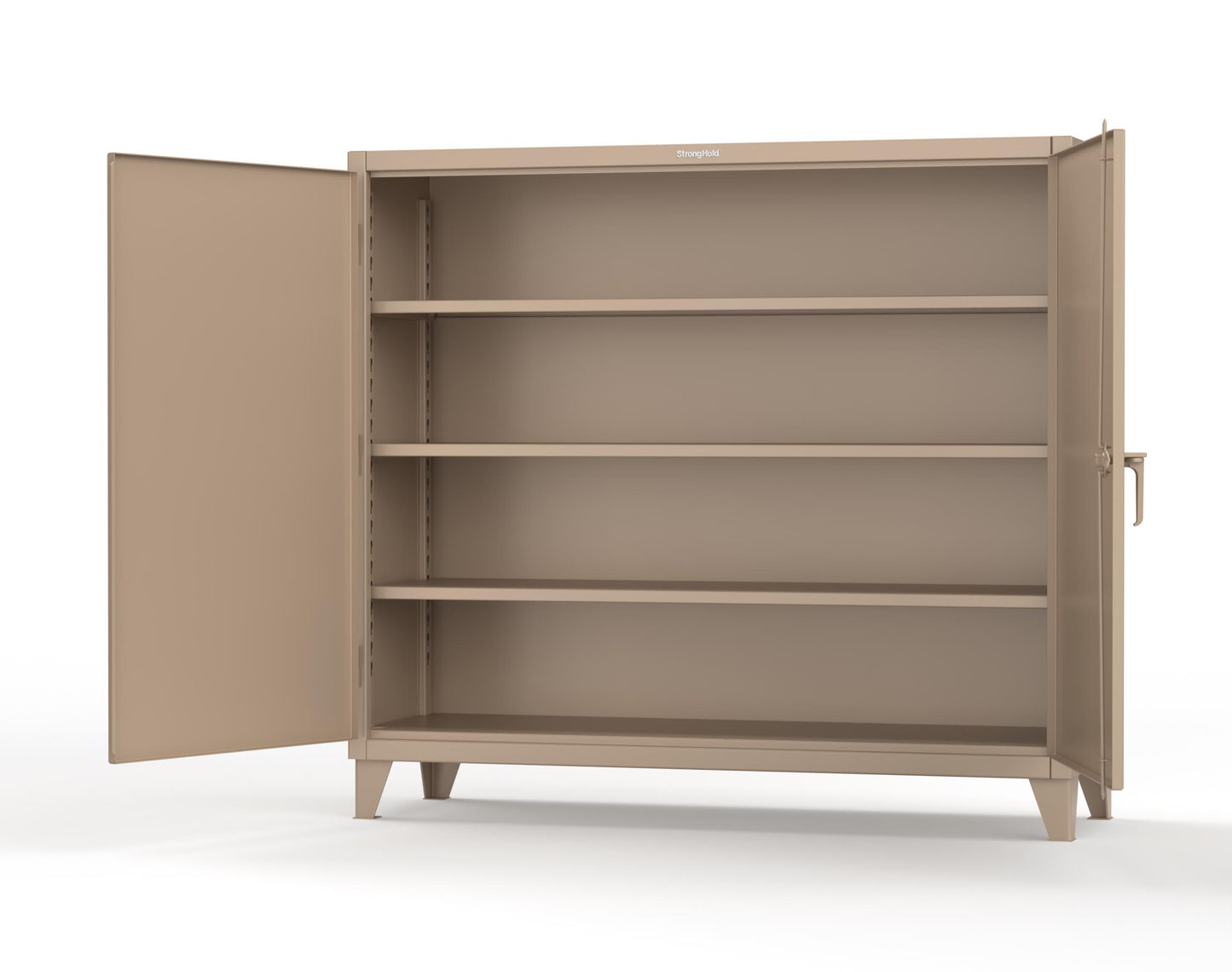 Extreme Duty 12 GA Cabinet with 3 Shelves - 72 In. W x 24 In. D x 66 In. H - 65-243-1019
