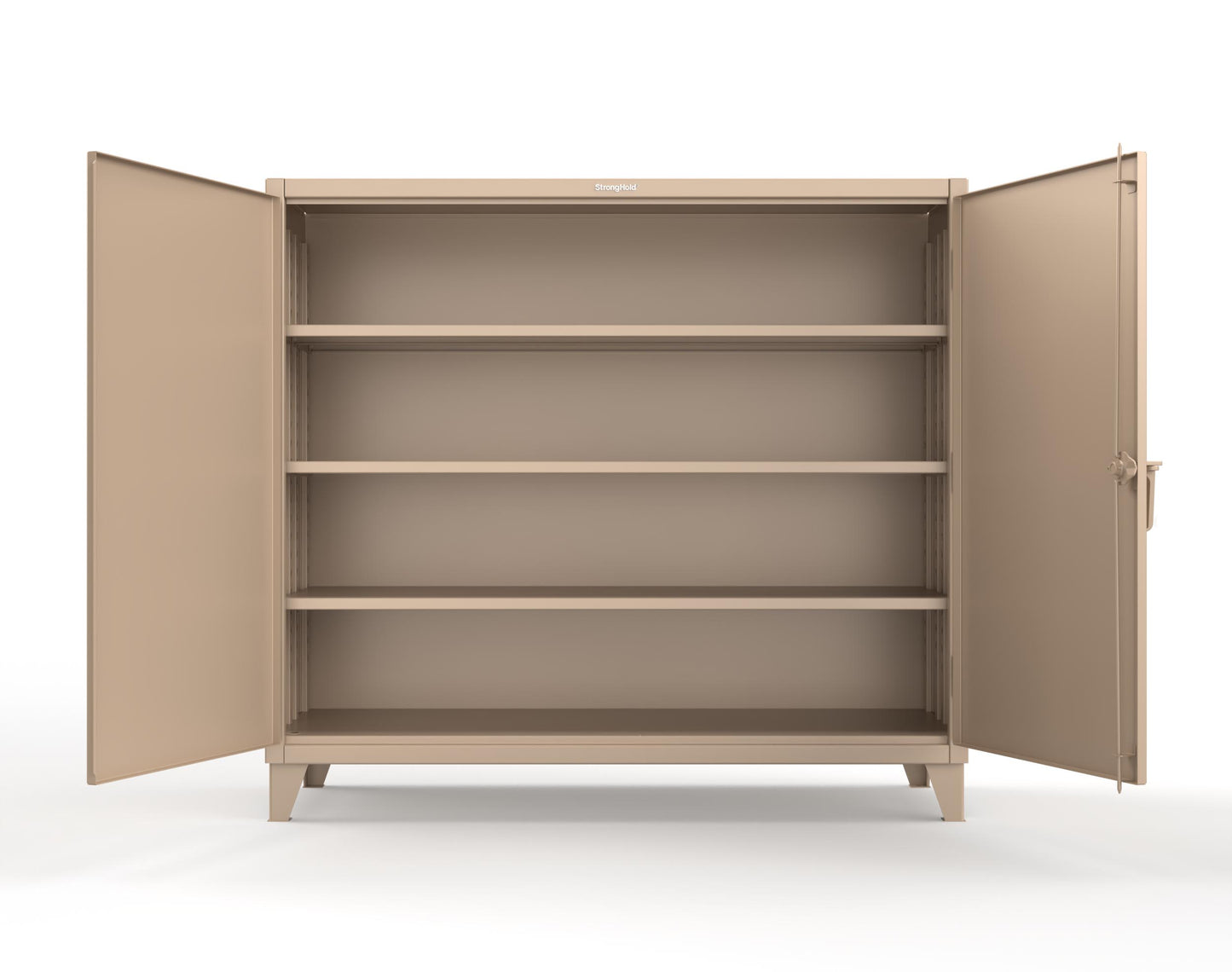Extreme Duty 12 GA Cabinet with 3 Deep Shelves - 72 In. W x 30 In. D x 66 In. H - 65-303-1019
