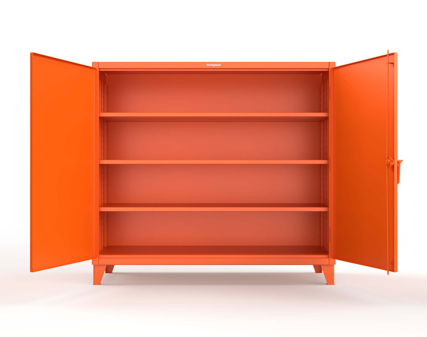 Extreme Duty 12 GA Cabinet with 3 Deep Shelves - 72 In. W x 30 In. D x 66 In. H - 65-303-2009