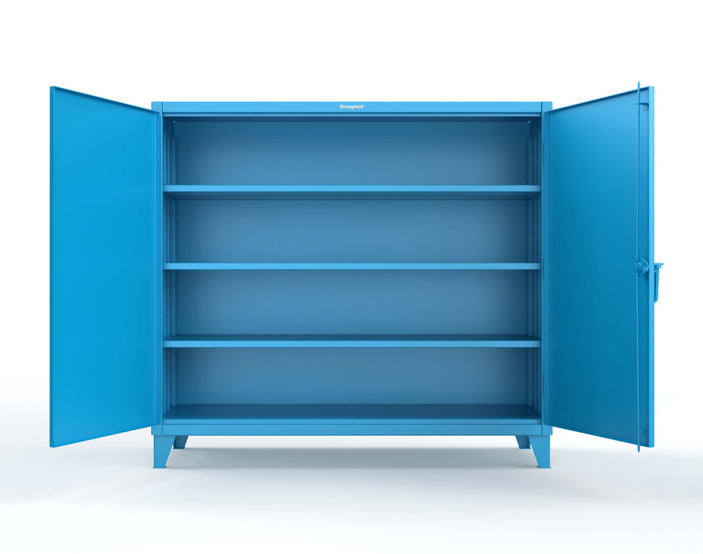 Extreme Duty 12 GA Cabinet with 3 Deep Shelves - 72 In. W x 30 In. D x 66 In. H - 65-303-5012