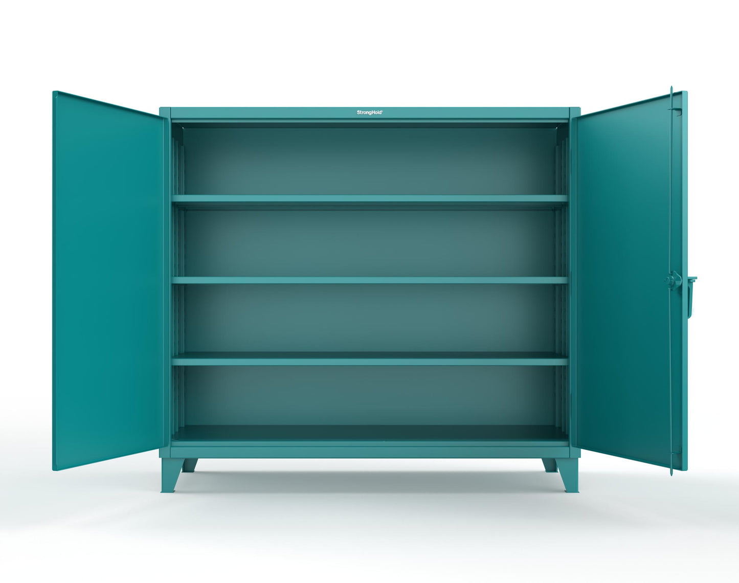 Extreme Duty 12 GA Cabinet with 3 Deep Shelves - 72 In. W x 30 In. D x 66 In. H - 65-303-5021
