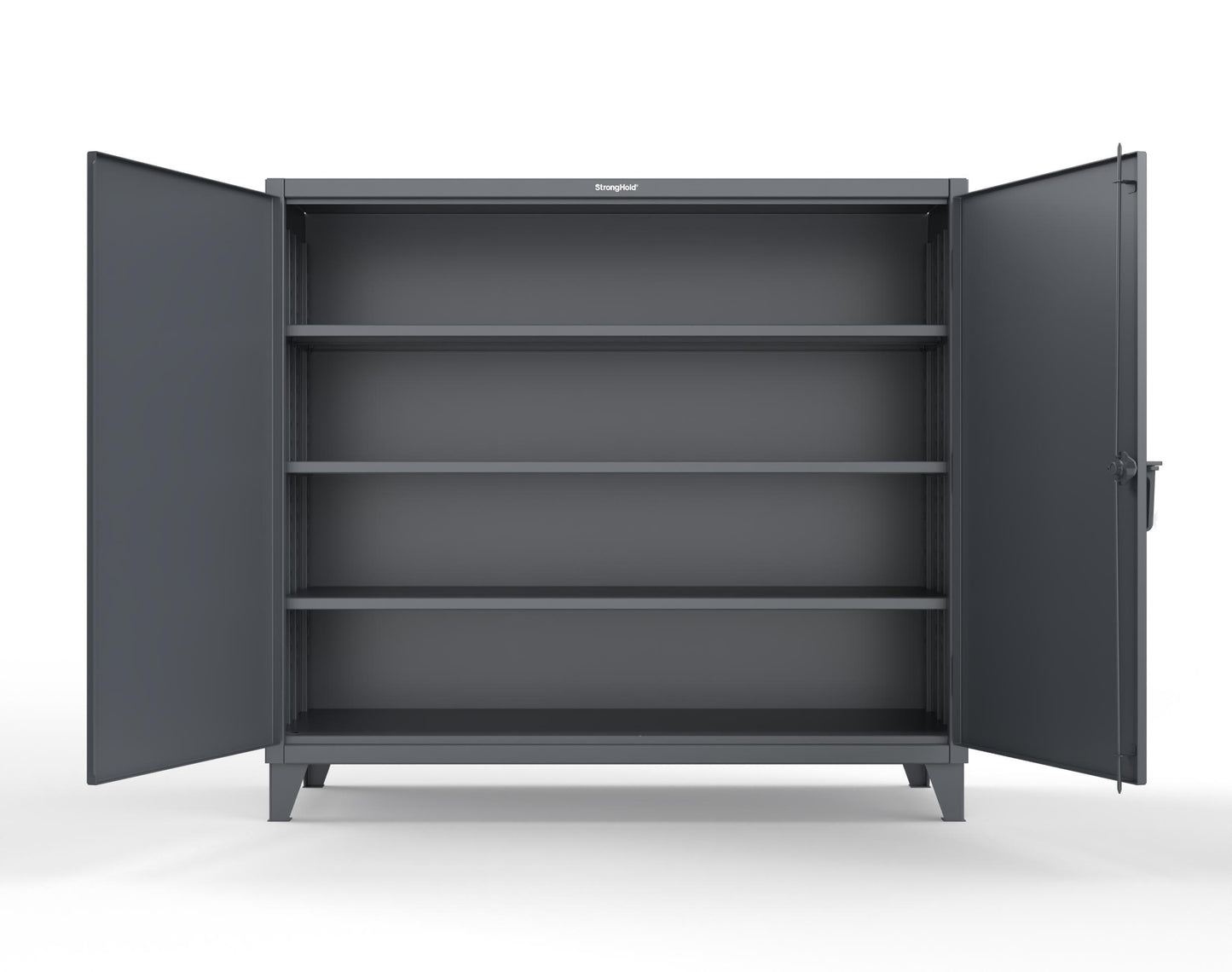Extreme Duty 12 GA Cabinet with 3 Deep Shelves - 72 In. W x 30 In. D x 66 In. H - 65-303-7024