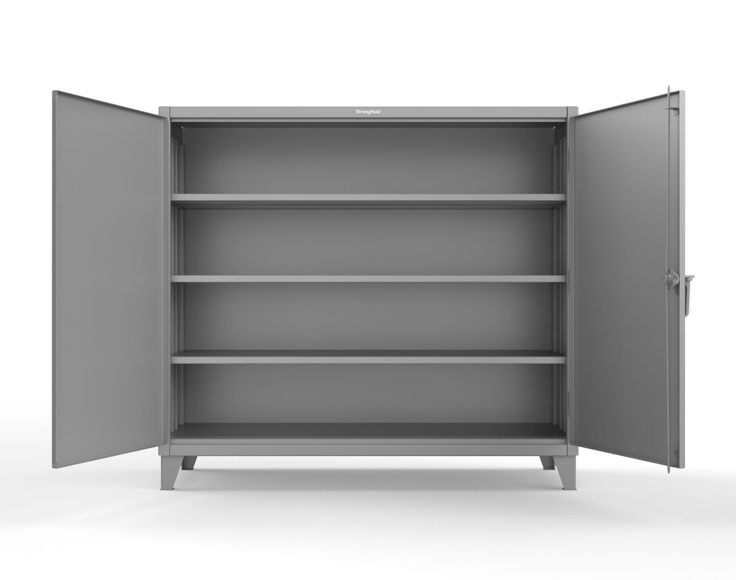 Extreme Duty 12 GA Cabinet with 3 Deep Shelves - 72 In. W x 30 In. D x 66 In. H - 65-303-7037