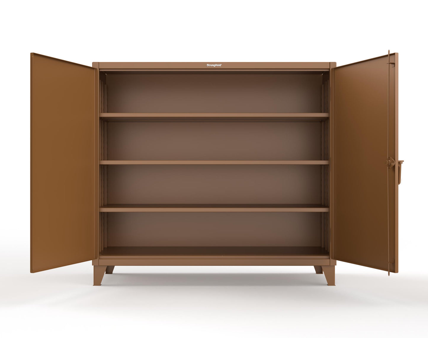 Extreme Duty 12 GA Cabinet with 3 Deep Shelves - 72 In. W x 30 In. D x 66 In. H - 65-303-8008
