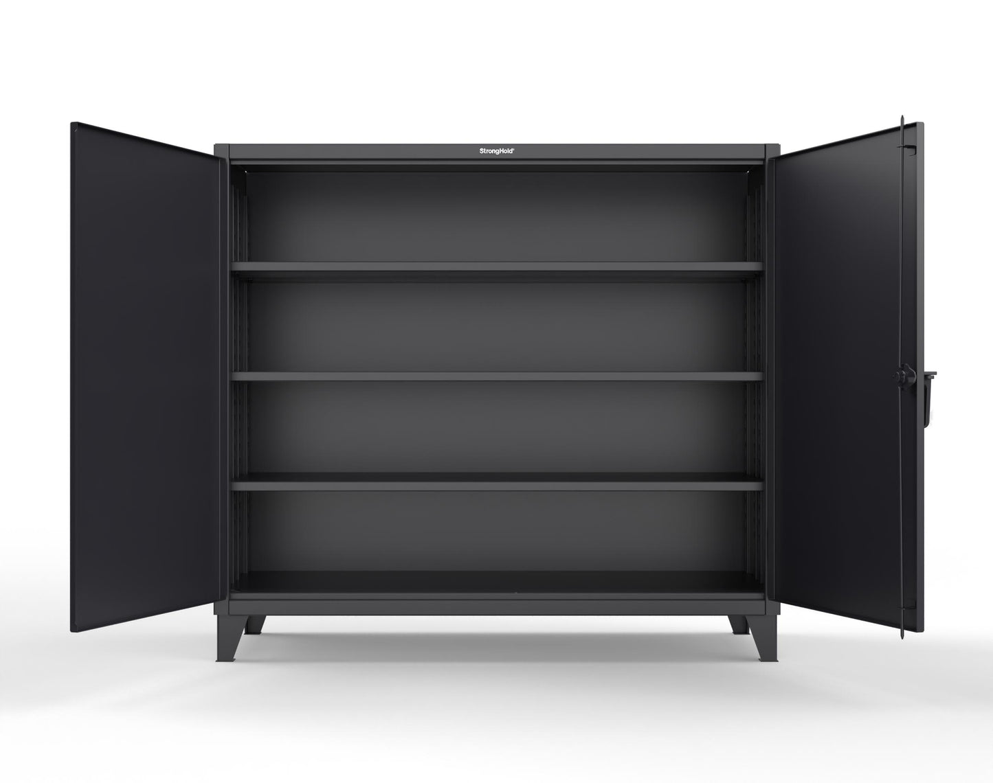 Extreme Duty 12 GA Cabinet with 3 Deep Shelves - 72 In. W x 30 In. D x 66 In. H - 65-303-9005