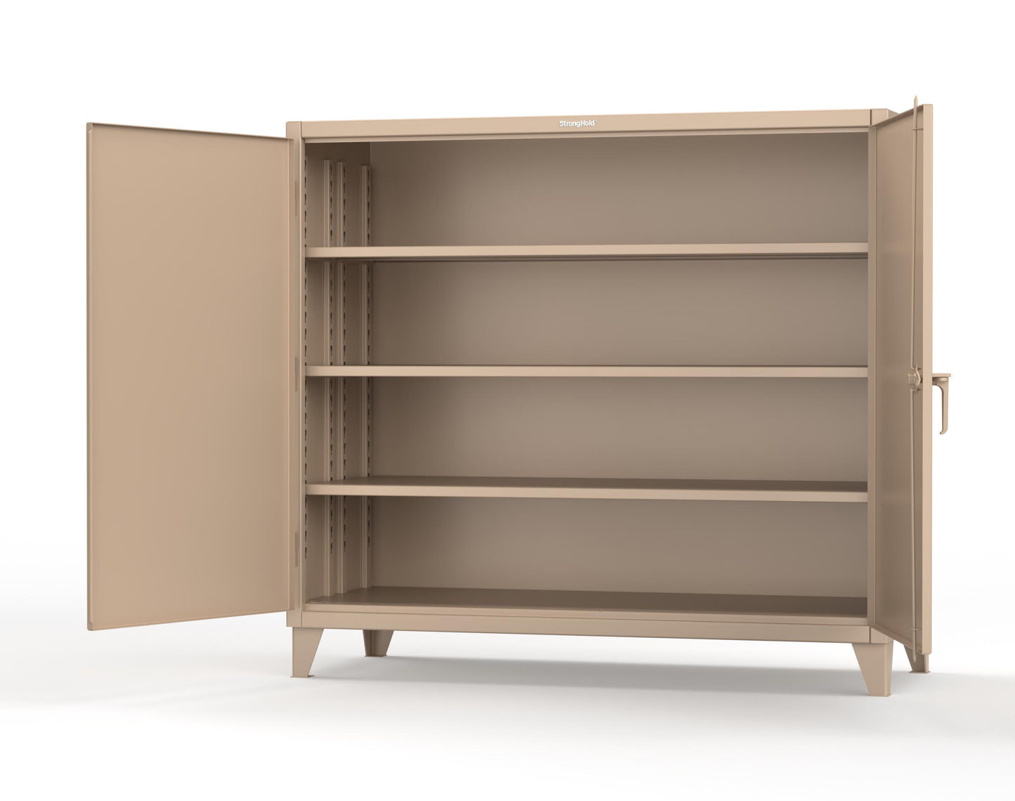 Extreme Duty 12 GA Cabinet with 3 Deep Shelves - 72 In. W x 30 In. D x 66 In. H - 65-303-1019