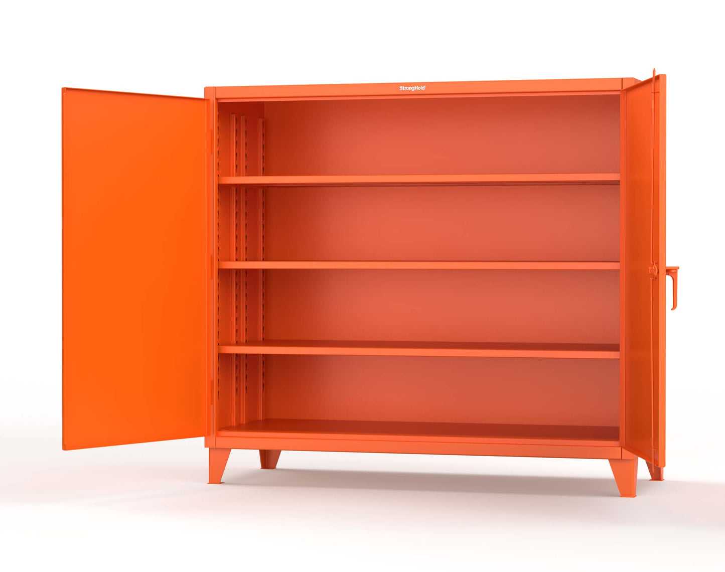 Extreme Duty 12 GA Cabinet with 3 Deep Shelves - 72 In. W x 30 In. D x 66 In. H - 65-303-2009
