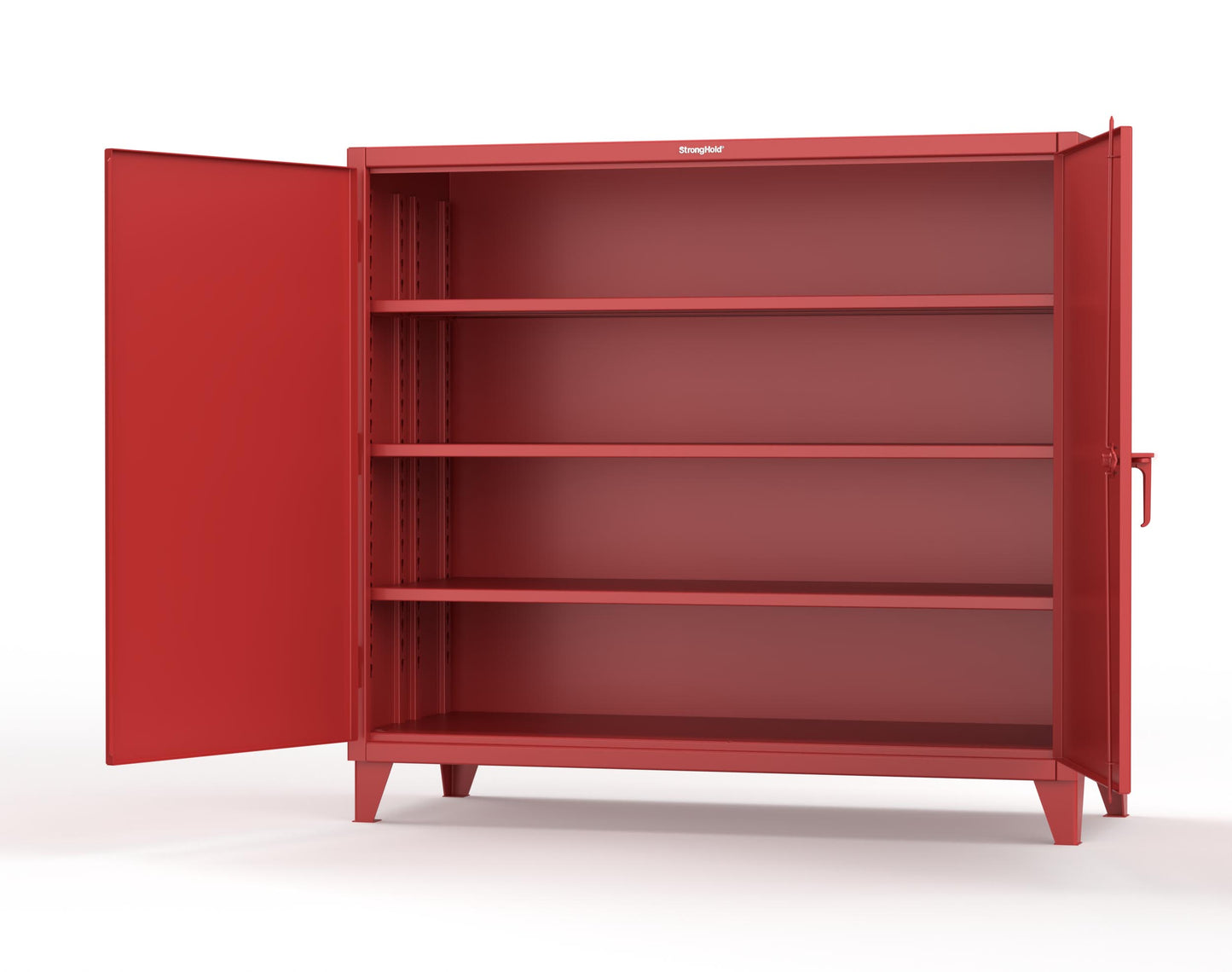 Extreme Duty 12 GA Cabinet with 3 Deep Shelves - 72 In. W x 30 In. D x 66 In. H - 65-303-3001