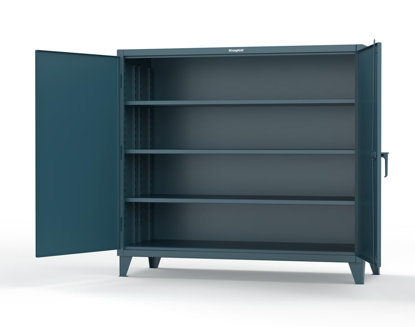 Extreme Duty 12 GA Cabinet with 3 Deep Shelves - 72 In. W x 30 In. D x 66 In. H - 65-303-5001
