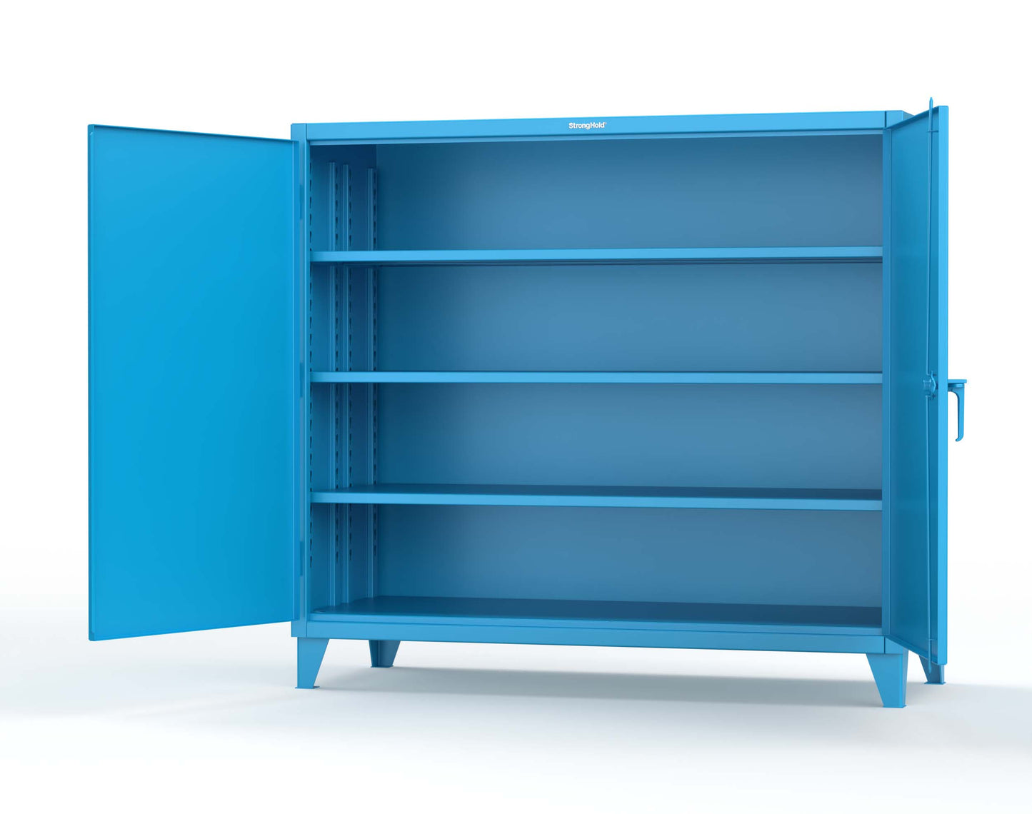 Extreme Duty 12 GA Cabinet with 3 Deep Shelves - 72 In. W x 30 In. D x 66 In. H - 65-303-5012