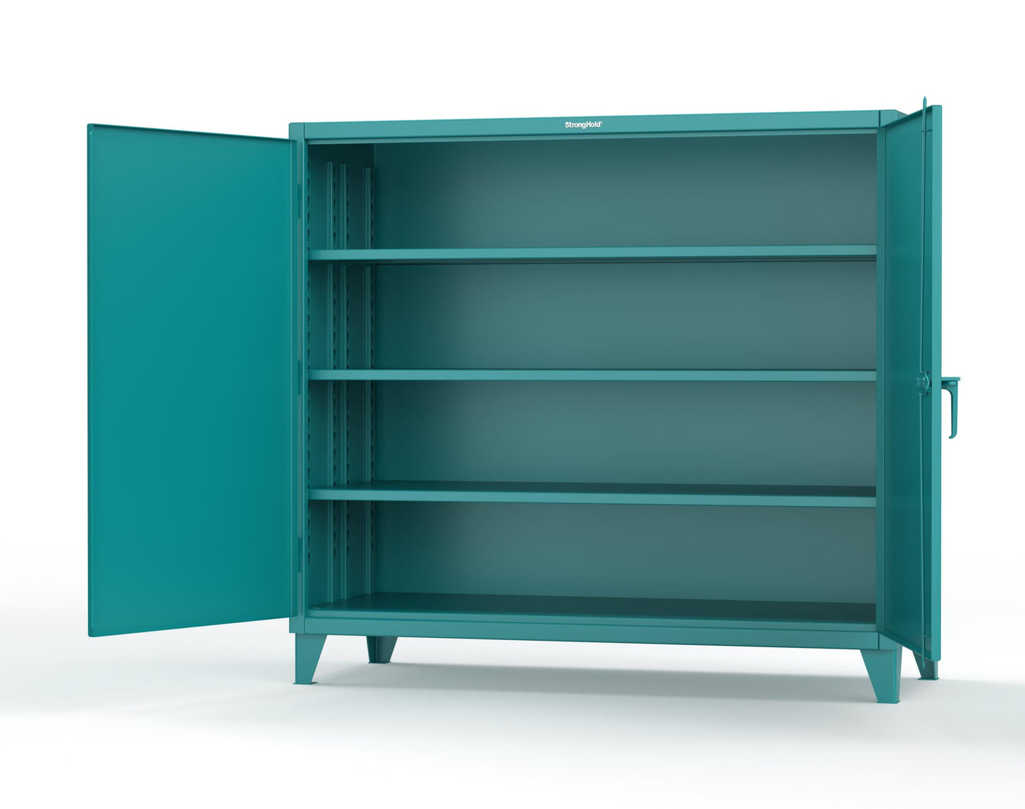 Extreme Duty 12 GA Cabinet with 3 Deep Shelves - 72 In. W x 30 In. D x 66 In. H - 65-303-5021