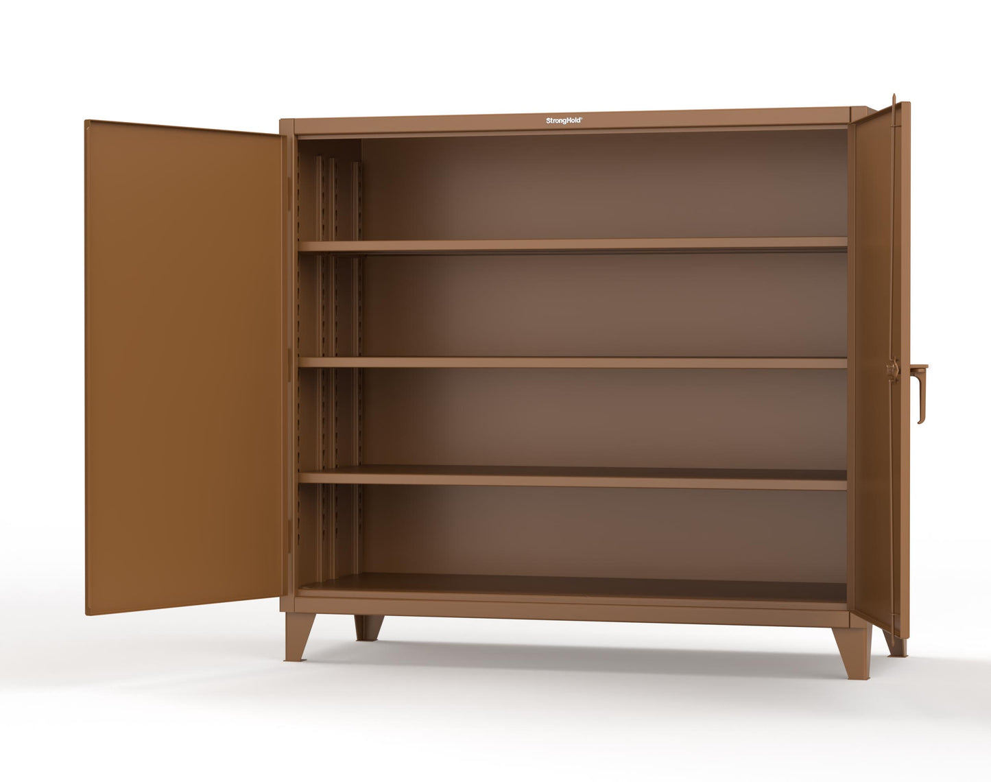 Extreme Duty 12 GA Cabinet with 3 Deep Shelves - 72 In. W x 30 In. D x 66 In. H - 65-303-8008