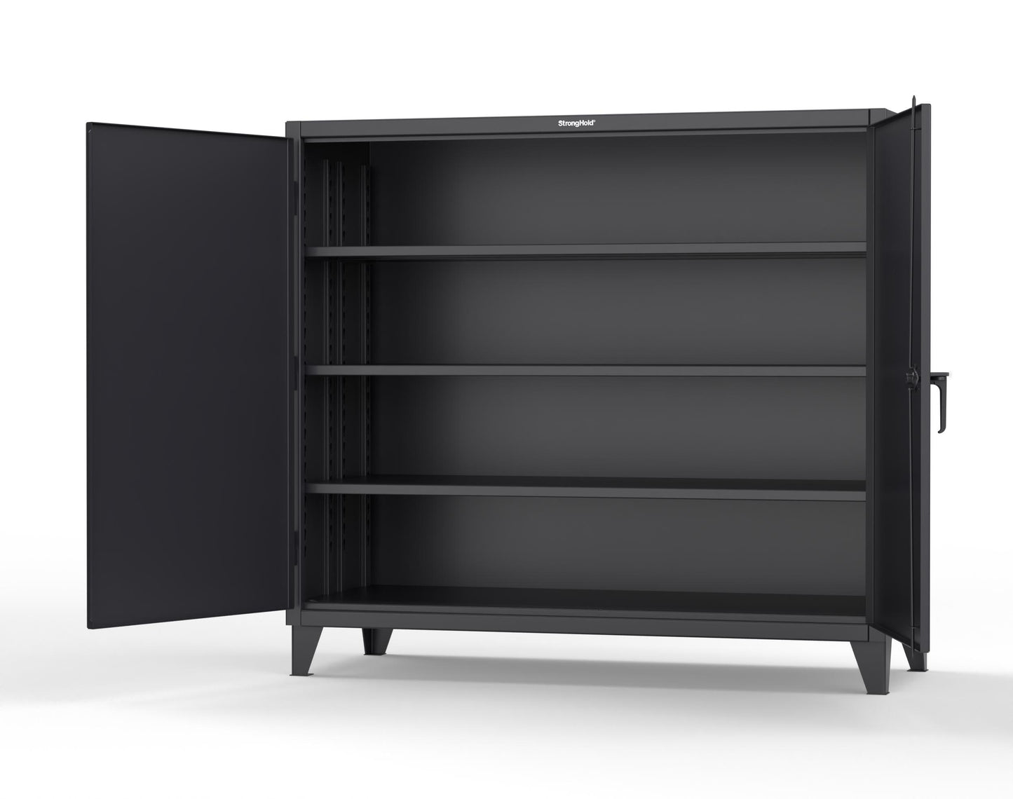 Extreme Duty 12 GA Cabinet with 3 Deep Shelves - 72 In. W x 30 In. D x 66 In. H - 65-303-9005