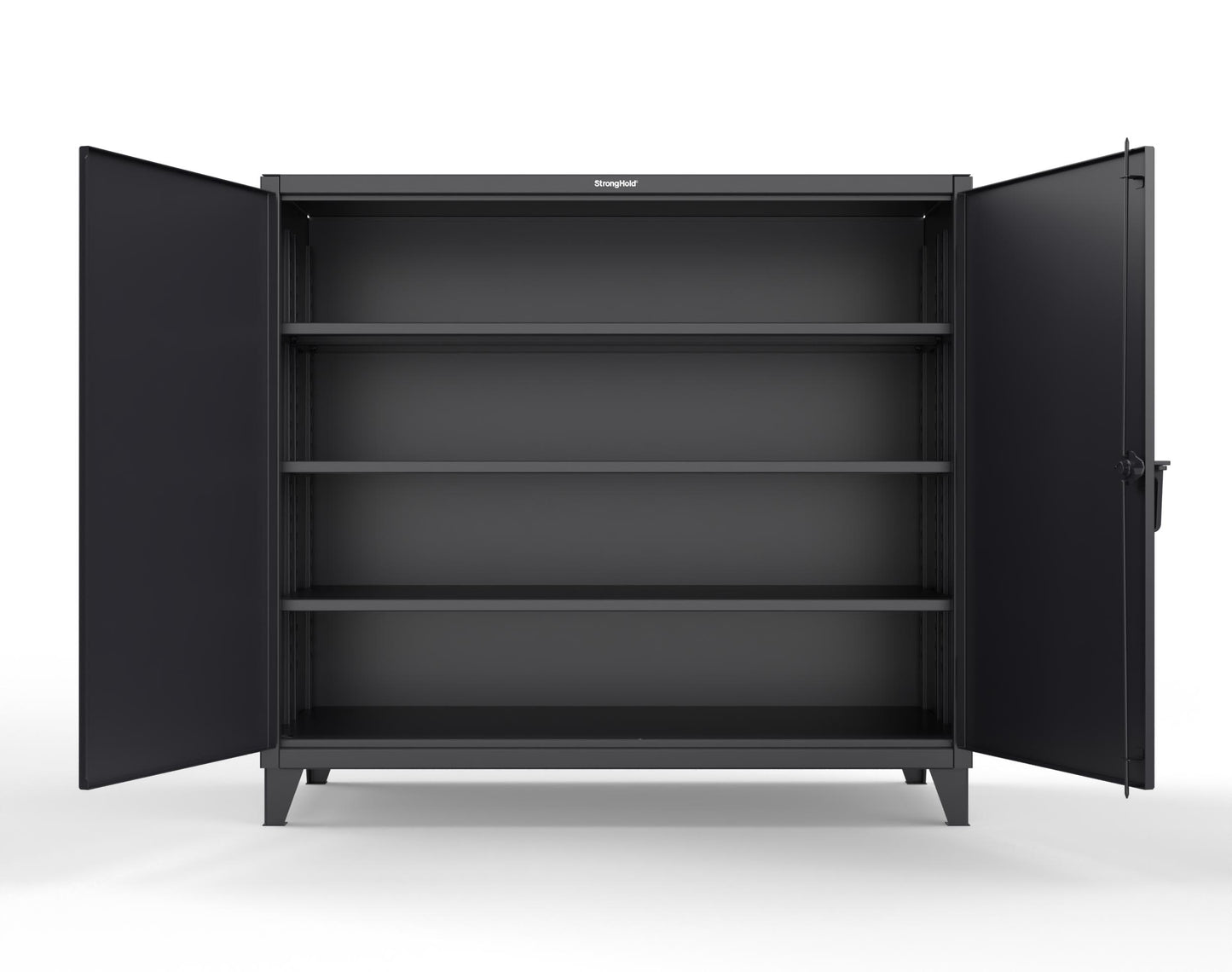 Extreme Duty 12 GA Cabinet with 3 Extra Deep Shelves - 72 In. W x 36 In. D x 66 In. H - 65-363-9005