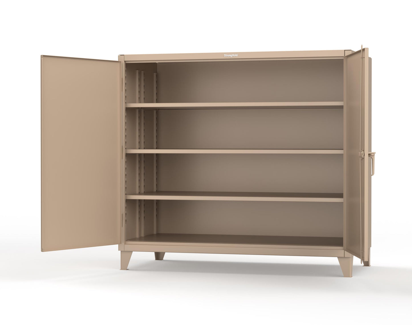 Extreme Duty 12 GA Cabinet with 3 Extra Deep Shelves - 72 In. W x 36 In. D x 66 In. H - 65-363-1019