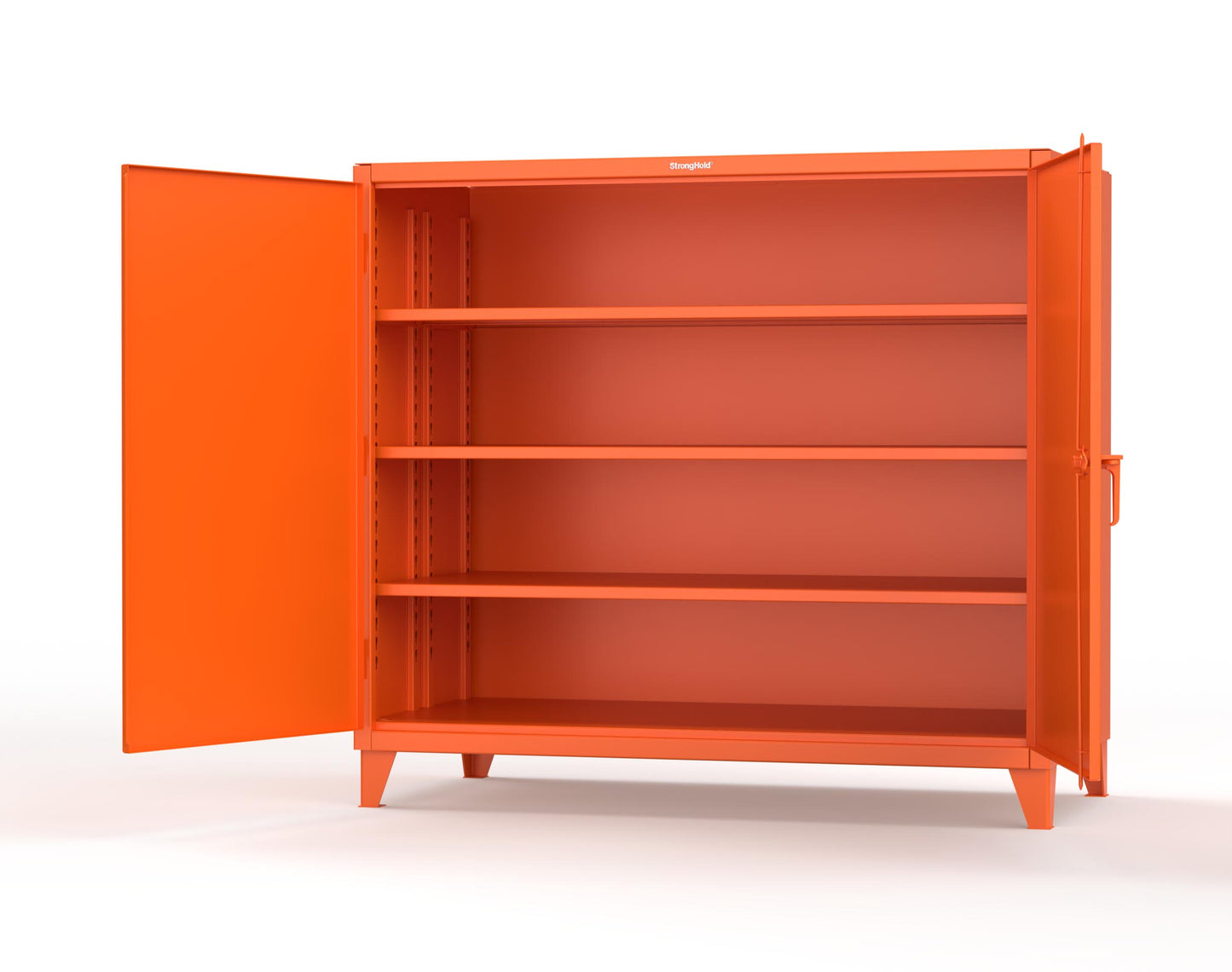 Extreme Duty 12 GA Cabinet with 3 Extra Deep Shelves - 72 In. W x 36 In. D x 66 In. H - 65-363-2009
