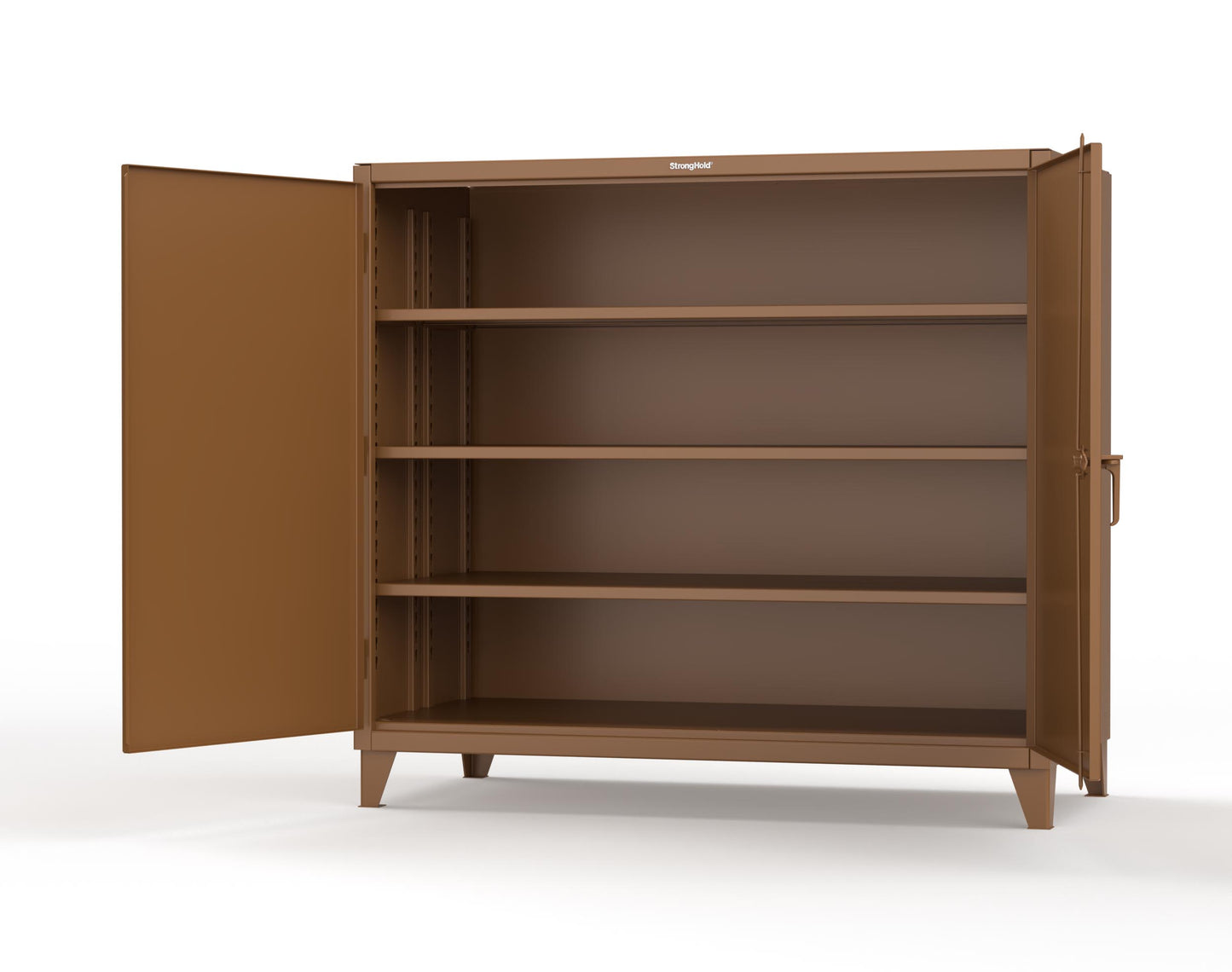 Extreme Duty 12 GA Cabinet with 3 Extra Deep Shelves - 72 In. W x 36 In. D x 66 In. H - 65-363-8008