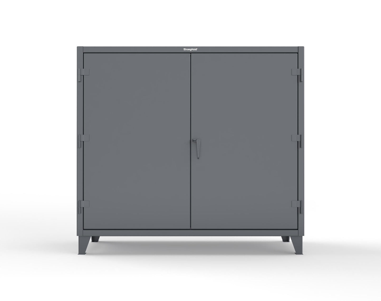 Extreme Duty 12 GA Janitorial Cabinet with 3 Shelves - 72 In. W x 24 In. D x 66 In. H - 65-BC-243-7024