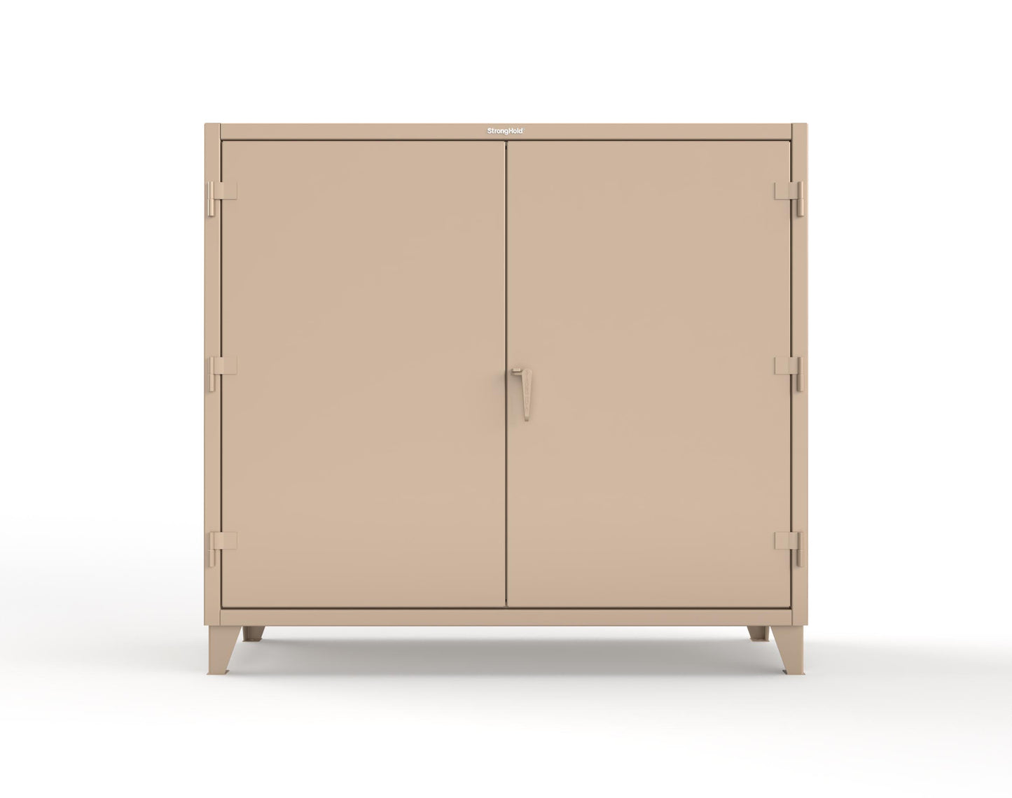 Extreme Duty 12 GA Janitorial Cabinet with 3 Shelves - 72 In. W x 24 In. D x 66 In. H - 65-BC-243-1019