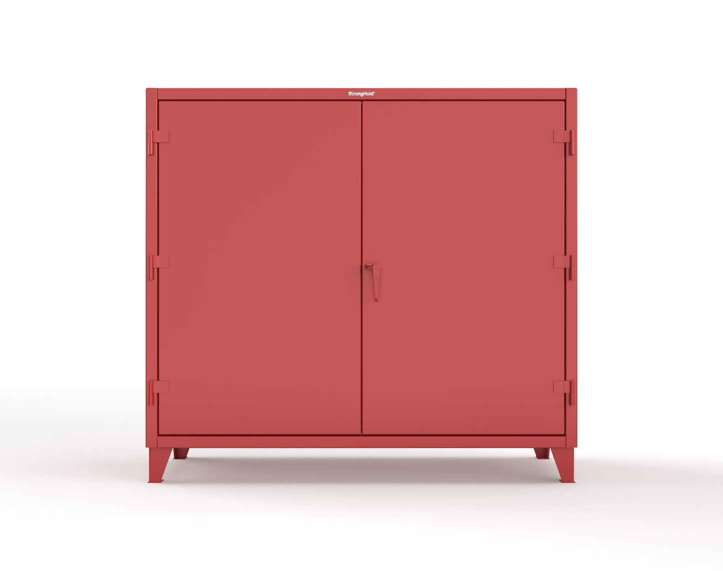 Extreme Duty 12 GA Janitorial Cabinet with 3 Shelves - 72 In. W x 24 In. D x 66 In. H - 65-BC-243-3001