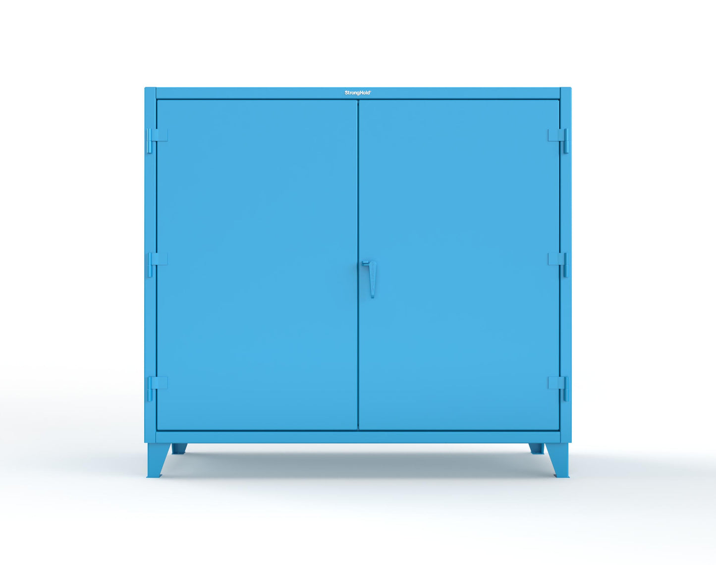 Extreme Duty 12 GA Janitorial Cabinet with 3 Shelves - 72 In. W x 24 In. D x 66 In. H - 65-BC-243-5012