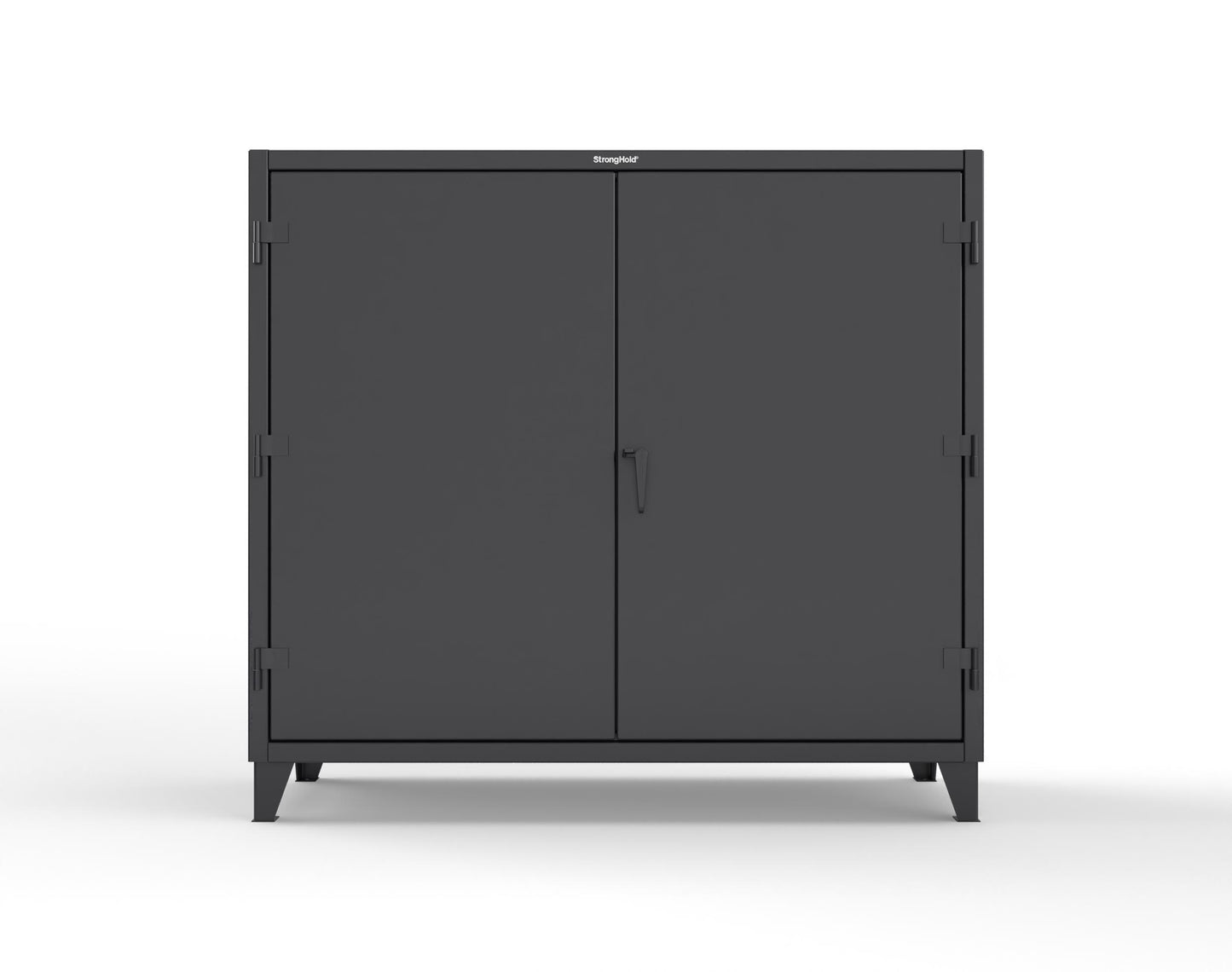 Extreme Duty 12 GA Janitorial Cabinet with 3 Shelves - 72 In. W x 24 In. D x 66 In. H - 65-BC-243-9005