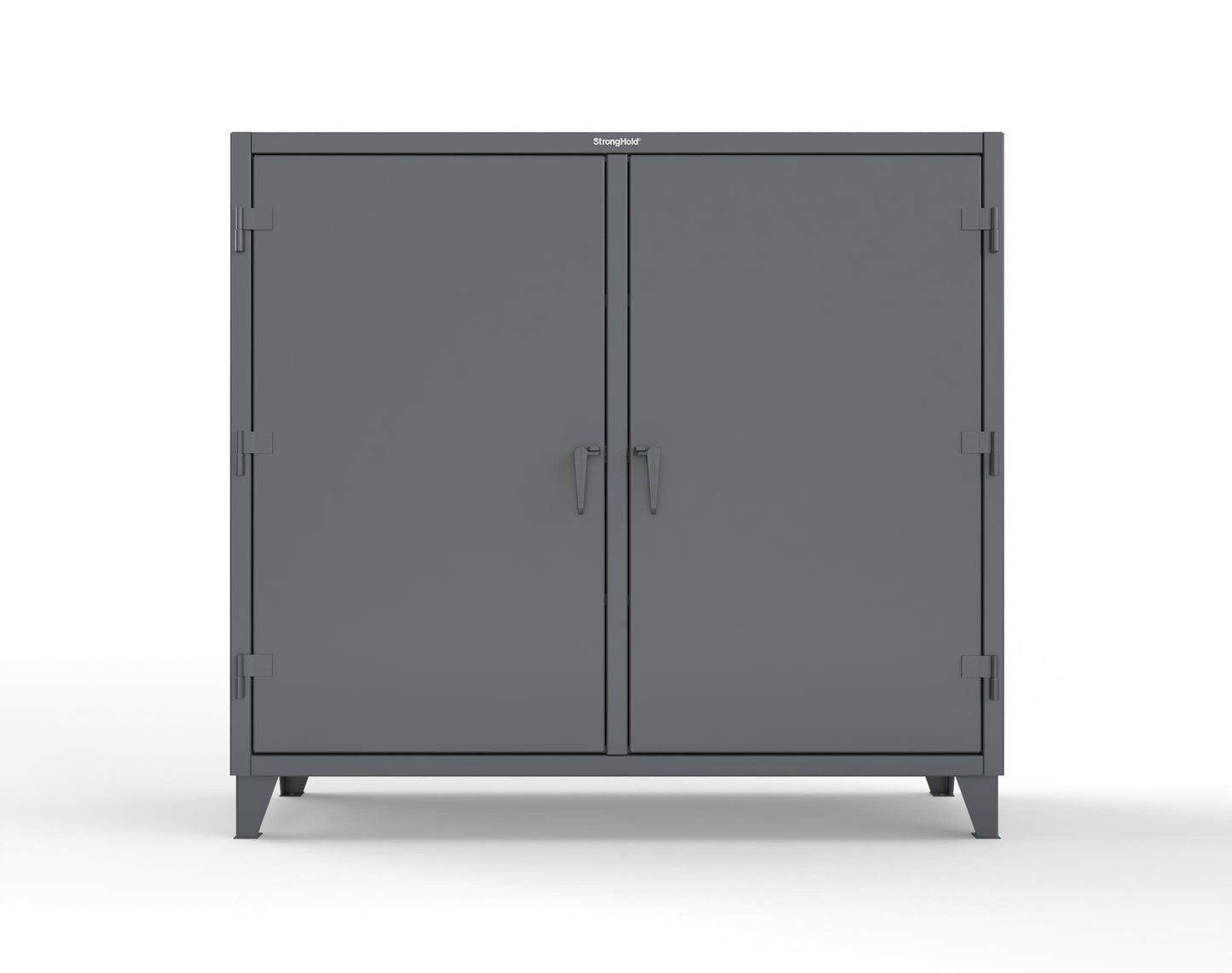 Extreme Duty 12 GA Double Shift Cabinet with 6 Shelves - 72 In. W x 24 In. D x 66 In. H - 65-DS-246-7024