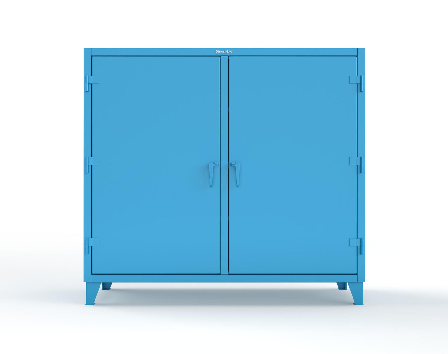 Extreme Duty 12 GA Double Shift Cabinet with 6 Shelves - 72 In. W x 24 In. D x 66 In. H - 65-DS-246-5012