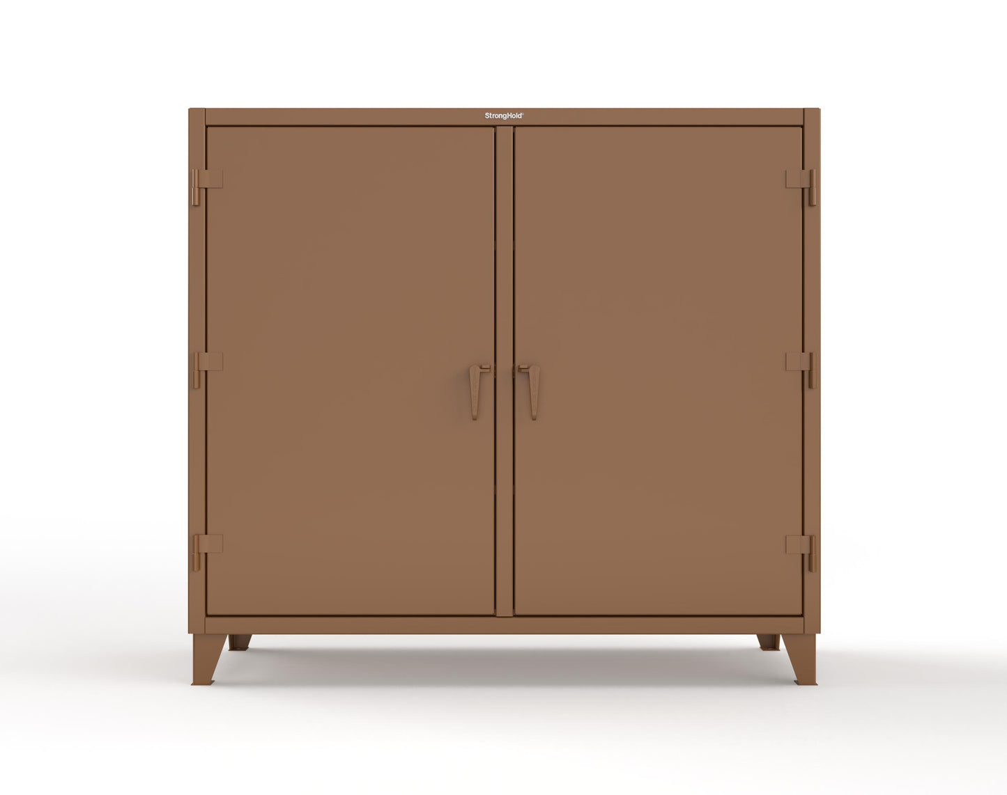 Extreme Duty 12 GA Double Shift Cabinet with 6 Shelves - 72 In. W x 24 In. D x 66 In. H - 65-DS-246-8008