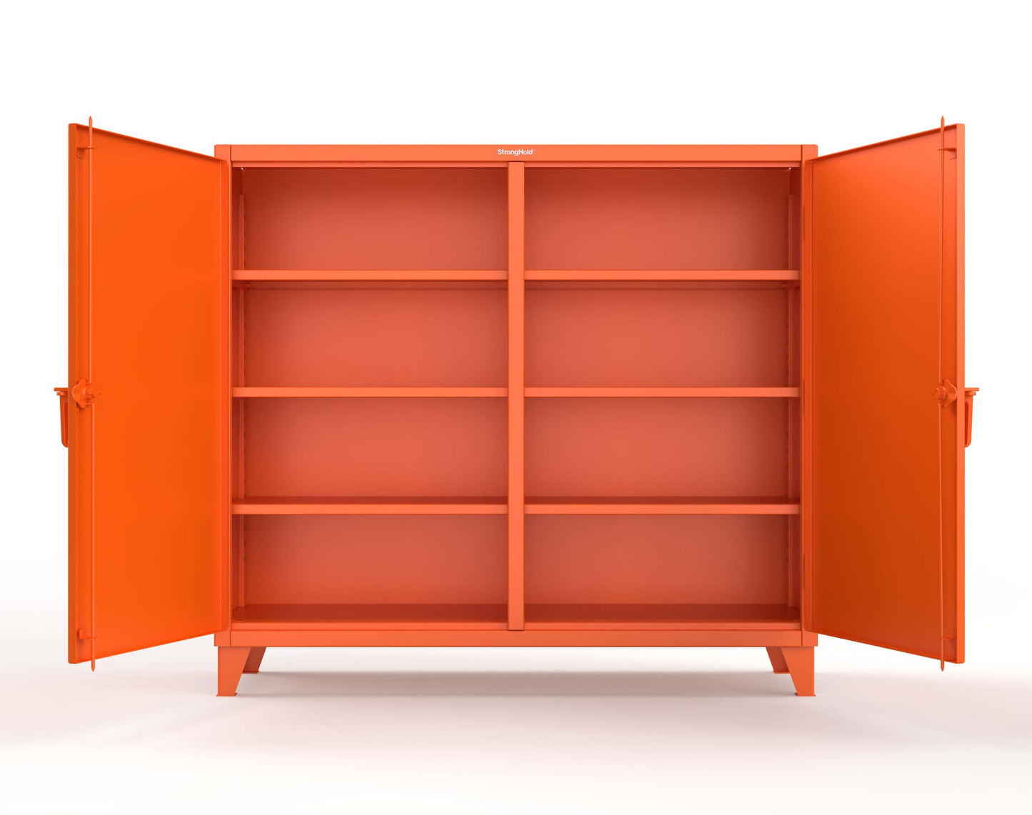 Extreme Duty 12 GA Double Shift Cabinet with 6 Shelves - 72 In. W x 24 In. D x 66 In. H - 65-DS-246-2009