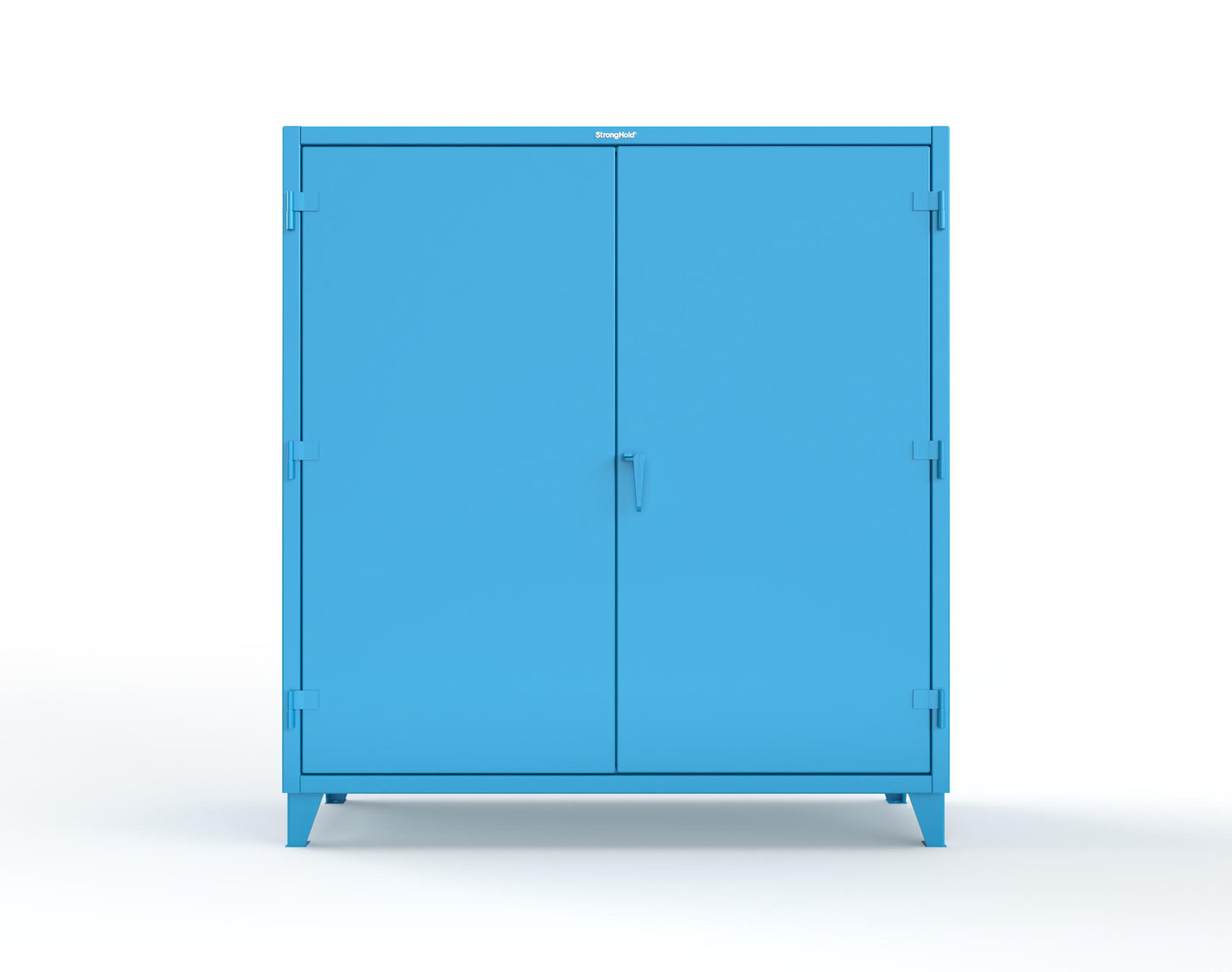 Extreme Duty 12 GA Rigging Cabinet with 24 Hooks - 72 In. W x 24 In. D x 78 In. H - 66-240-24-5012