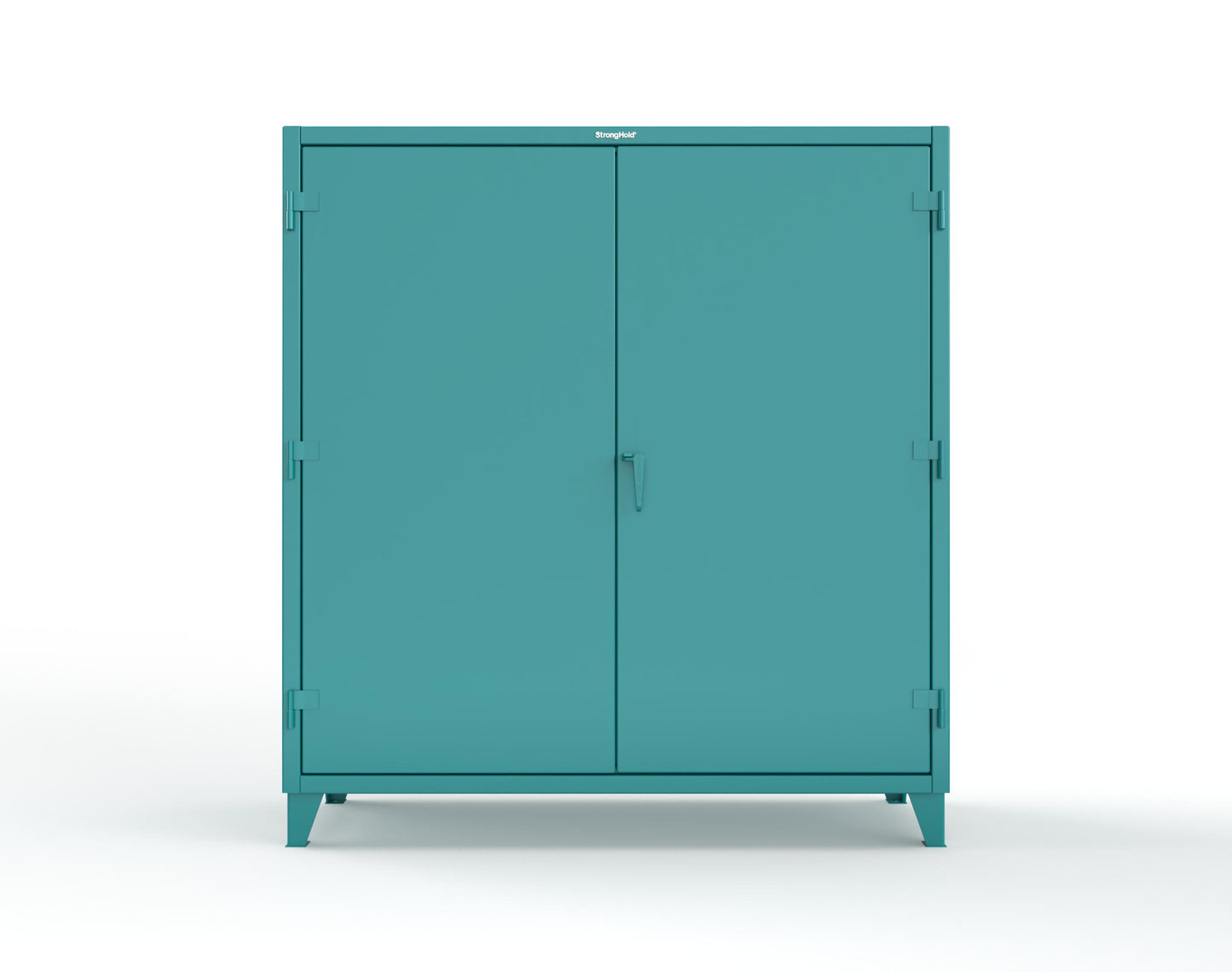 Extreme Duty 12 GA Rigging Cabinet with 24 Hooks - 72 In. W x 24 In. D x 78 In. H - 66-240-24-5021