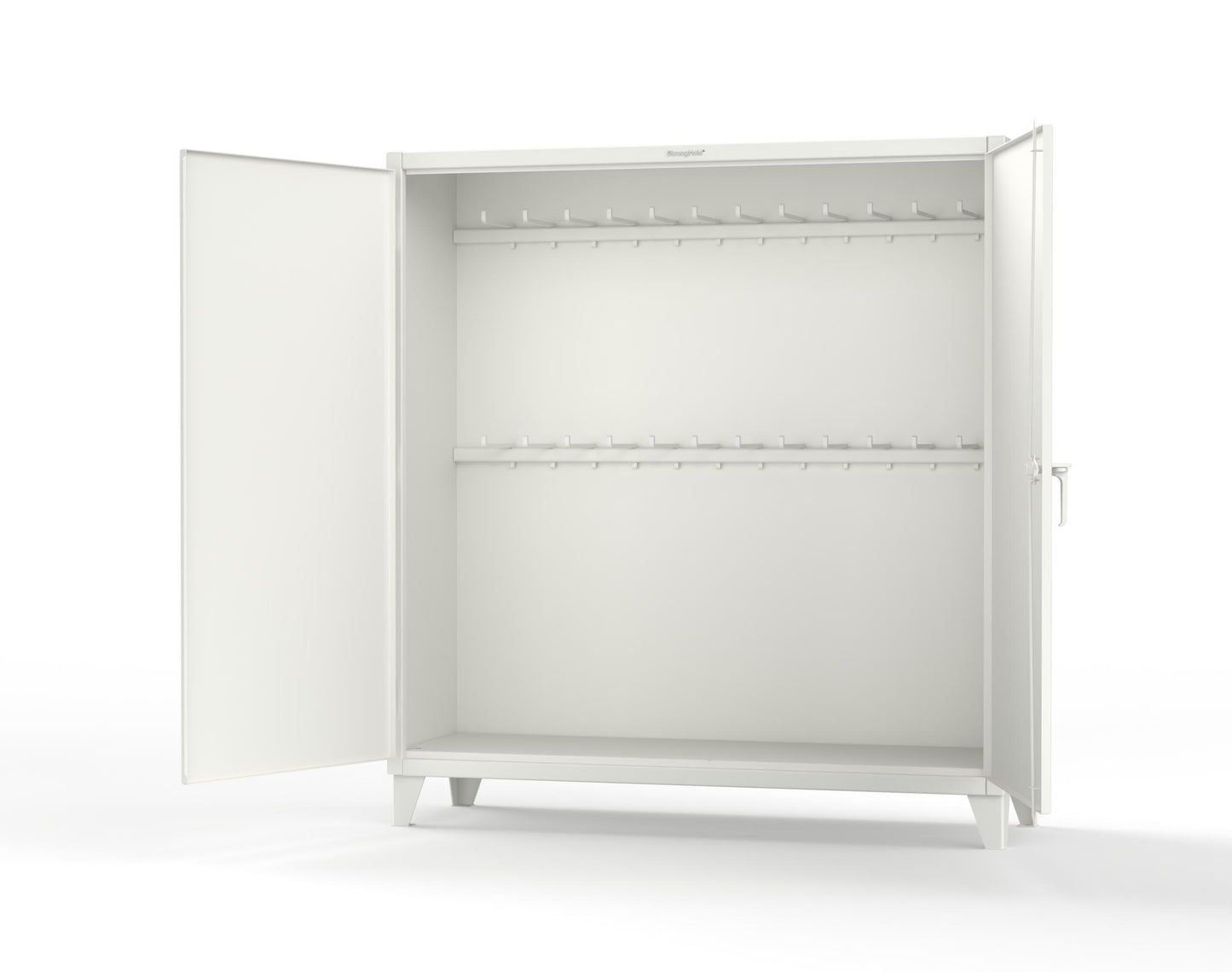 Extreme Duty 12 GA Rigging Cabinet with 24 Hooks - 72 In. W x 24 In. D x 78 In. H - 66-240-24-9003
