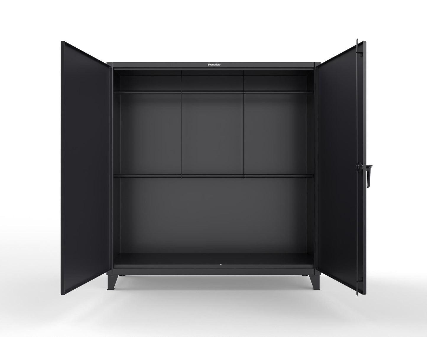 Extreme Duty 12 GA Chain and Hose Rigging Cabinet - 72 In. W x 24 In. D x 78 In. H - 66-2WR-240-9005
