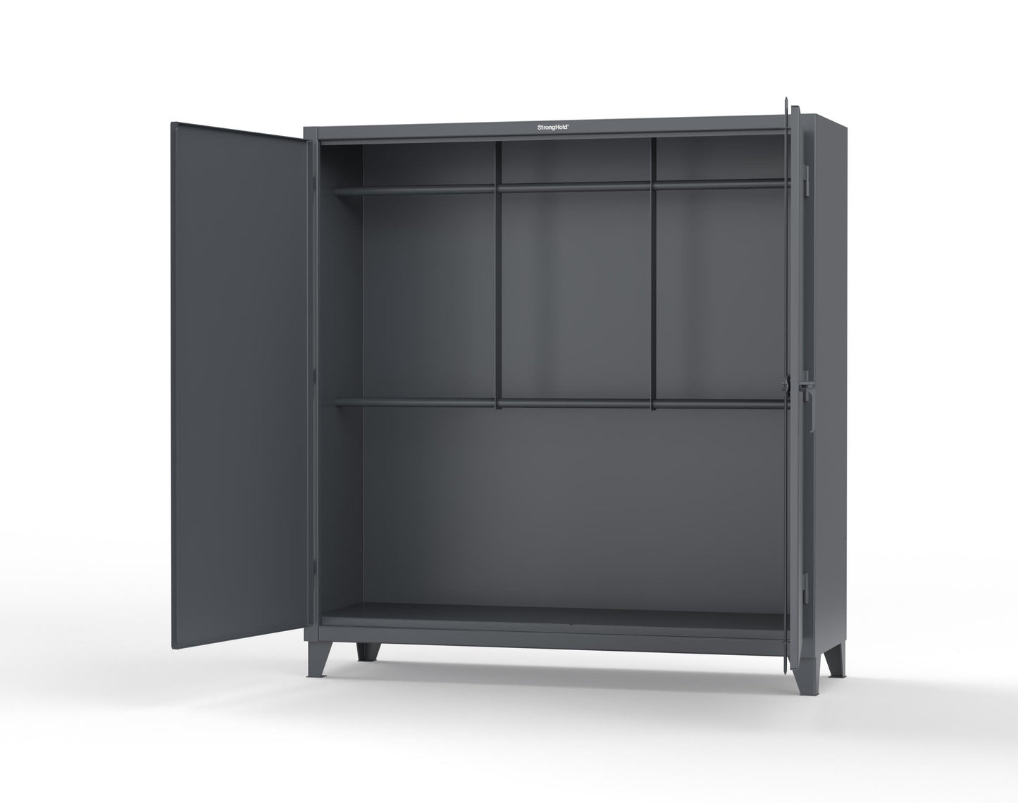 Extreme Duty 12 GA Chain and Hose Rigging Cabinet - 72 In. W x 24 In. D x 78 In. H - 66-2WR-240-7024