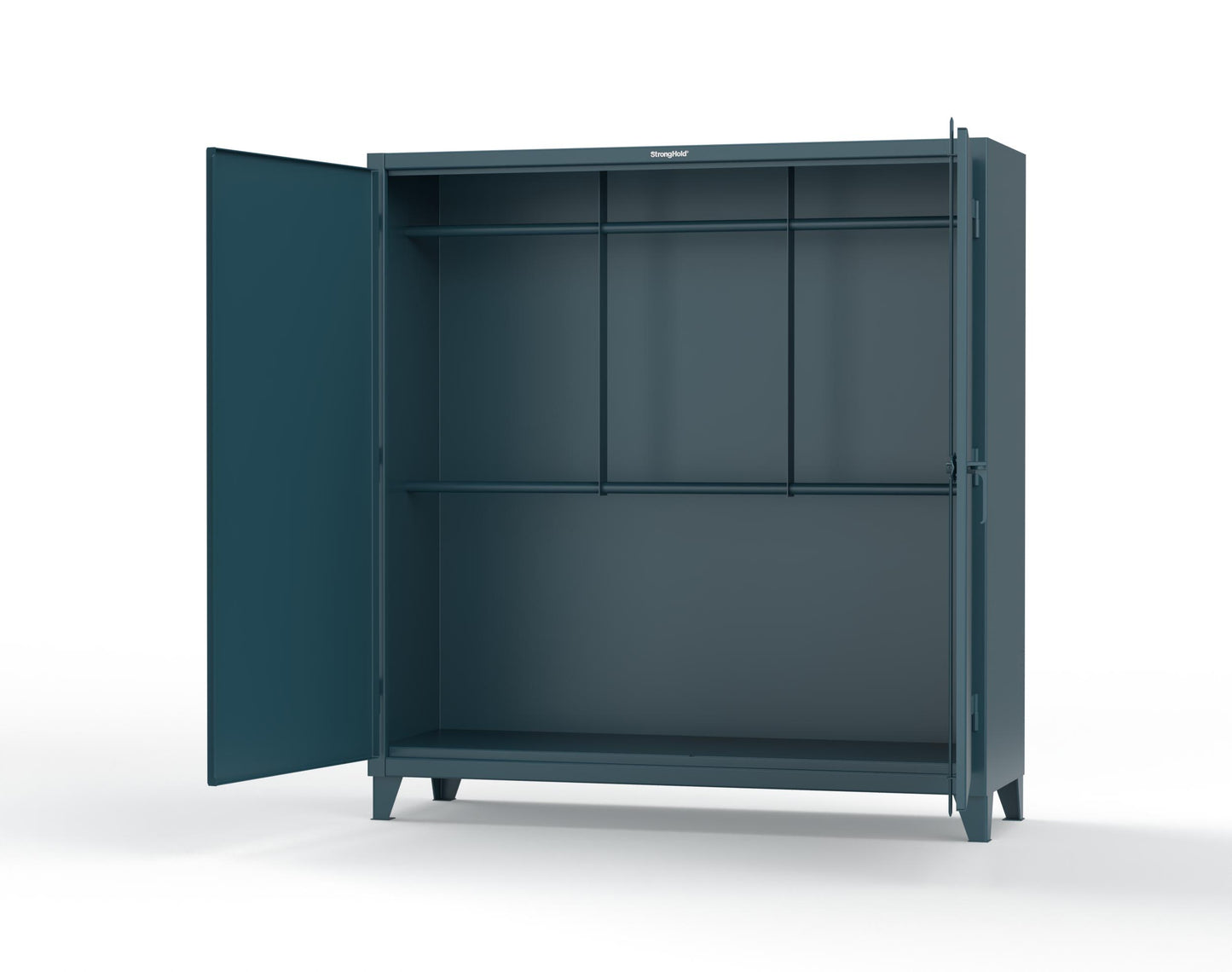 Extreme Duty 12 GA Chain and Hose Rigging Cabinet - 72 In. W x 24 In. D x 78 In. H - 66-2WR-240-5001