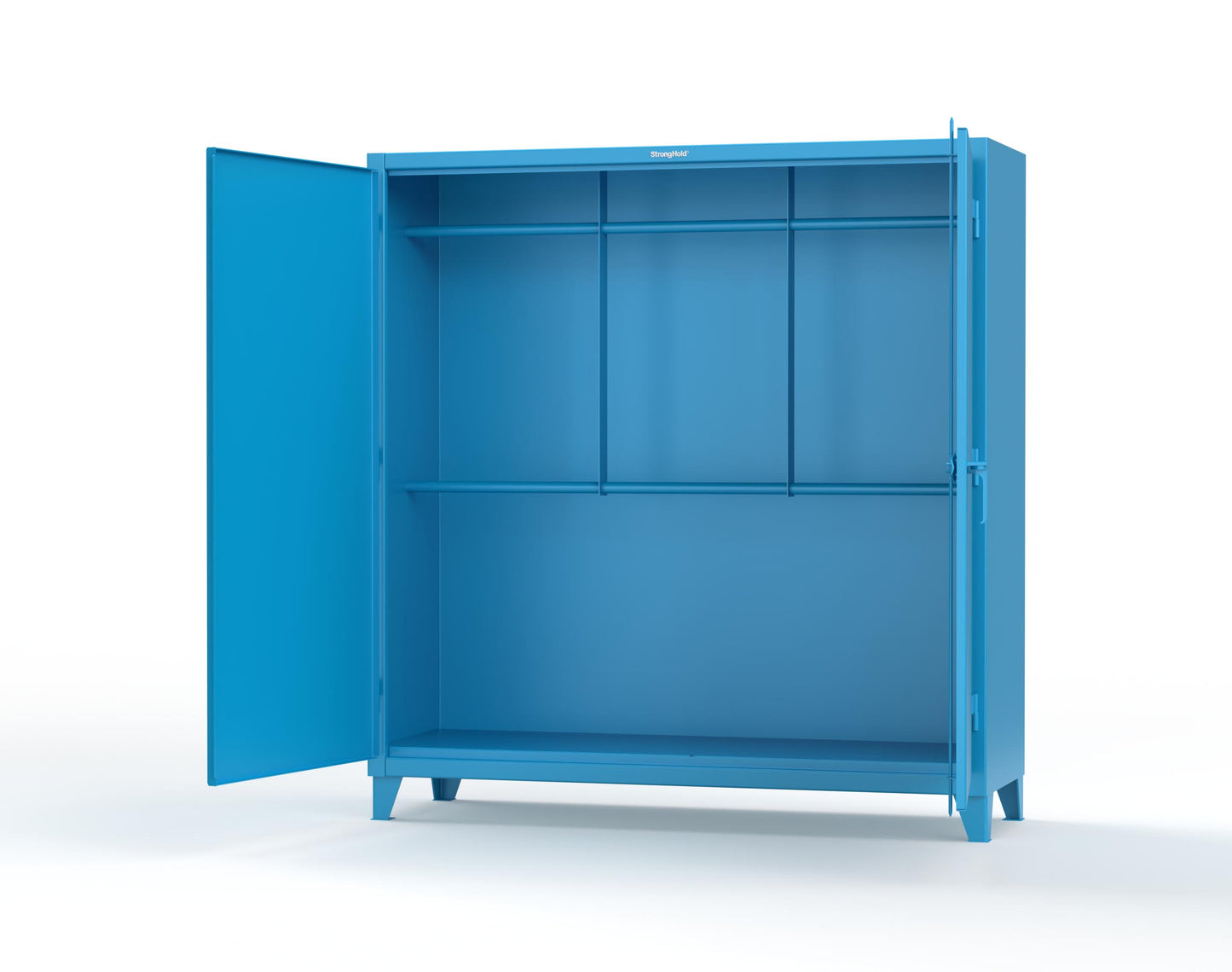 Extreme Duty 12 GA Chain and Hose Rigging Cabinet - 72 In. W x 24 In. D x 78 In. H - 66-2WR-240-5012