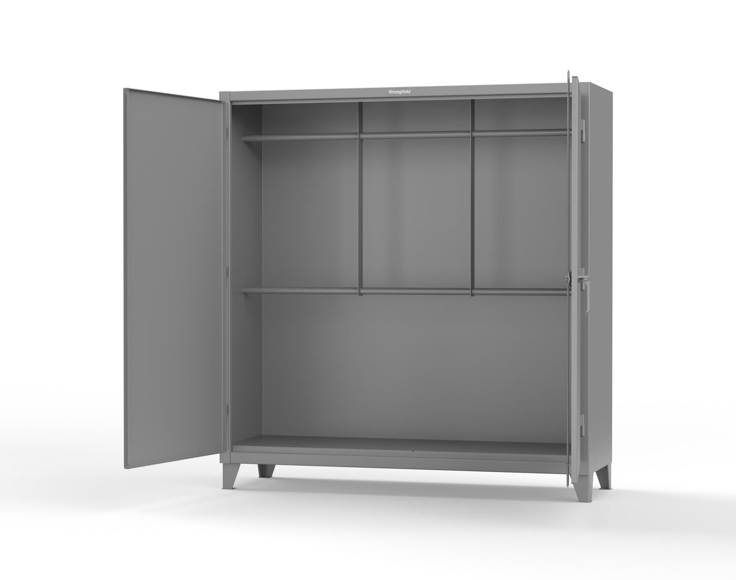 Extreme Duty 12 GA Chain and Hose Rigging Cabinet - 72 In. W x 24 In. D x 78 In. H - 66-2WR-240-7037