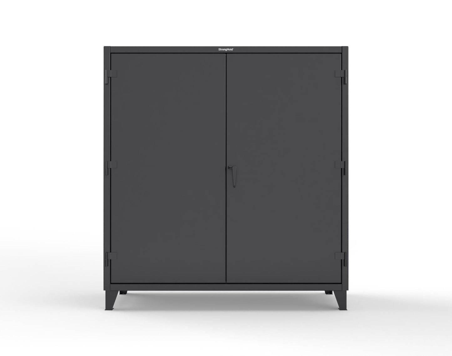 Extreme Duty 12 GA Cabinet with 4 Deep Shelves - 72 In. W x 30 In. D x 78 In. H - 66-304-9005