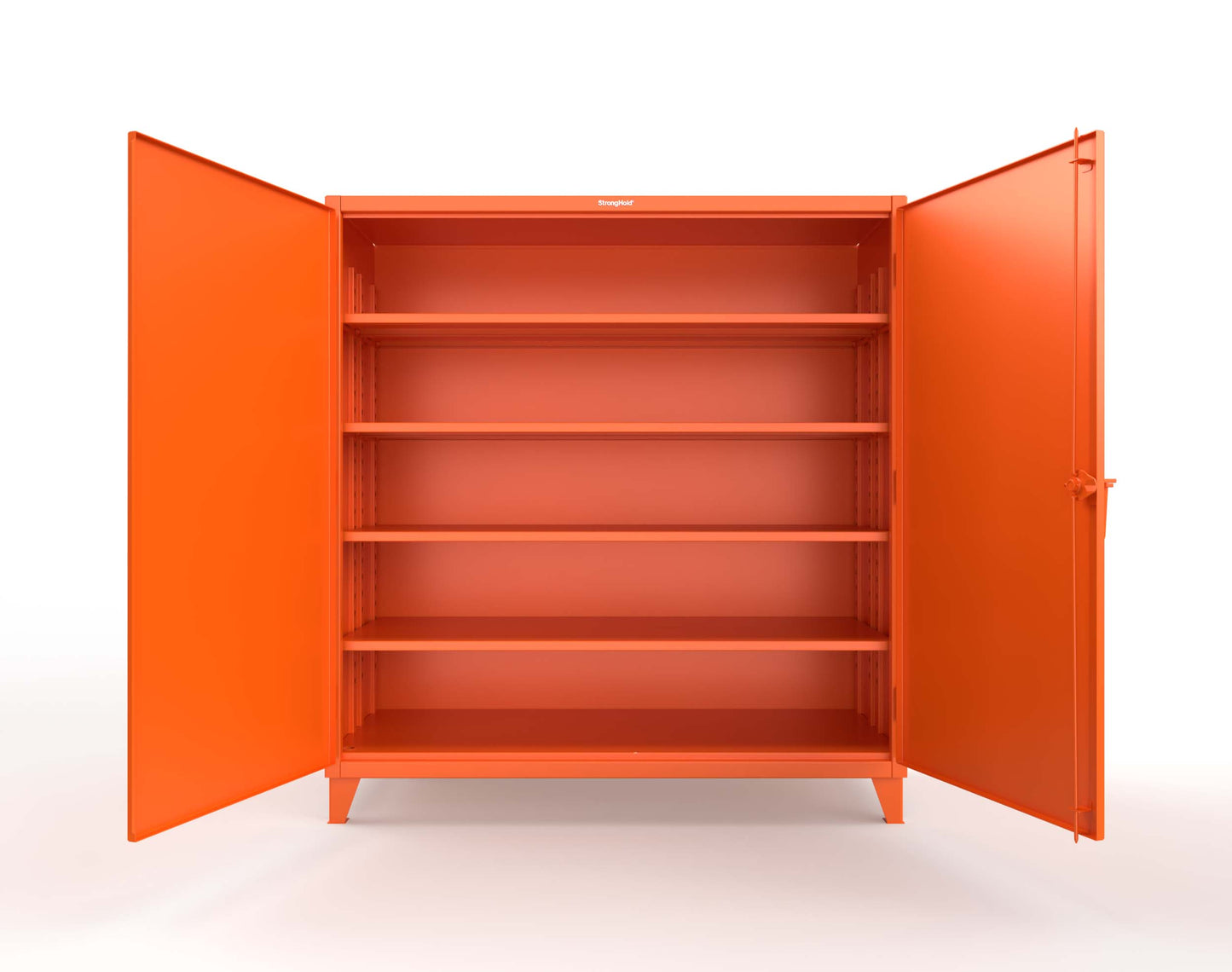 Extreme Duty 12 GA Cabinet with 4 Deep Shelves - 72 In. W x 30 In. D x 78 In. H - 66-304-2009