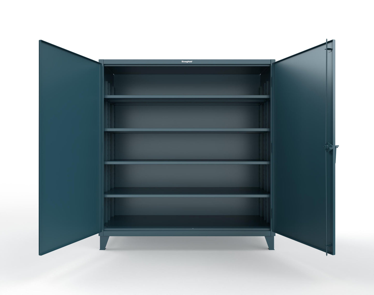 Extreme Duty 12 GA Cabinet with 4 Deep Shelves - 72 In. W x 30 In. D x 78 In. H - 66-304-5001