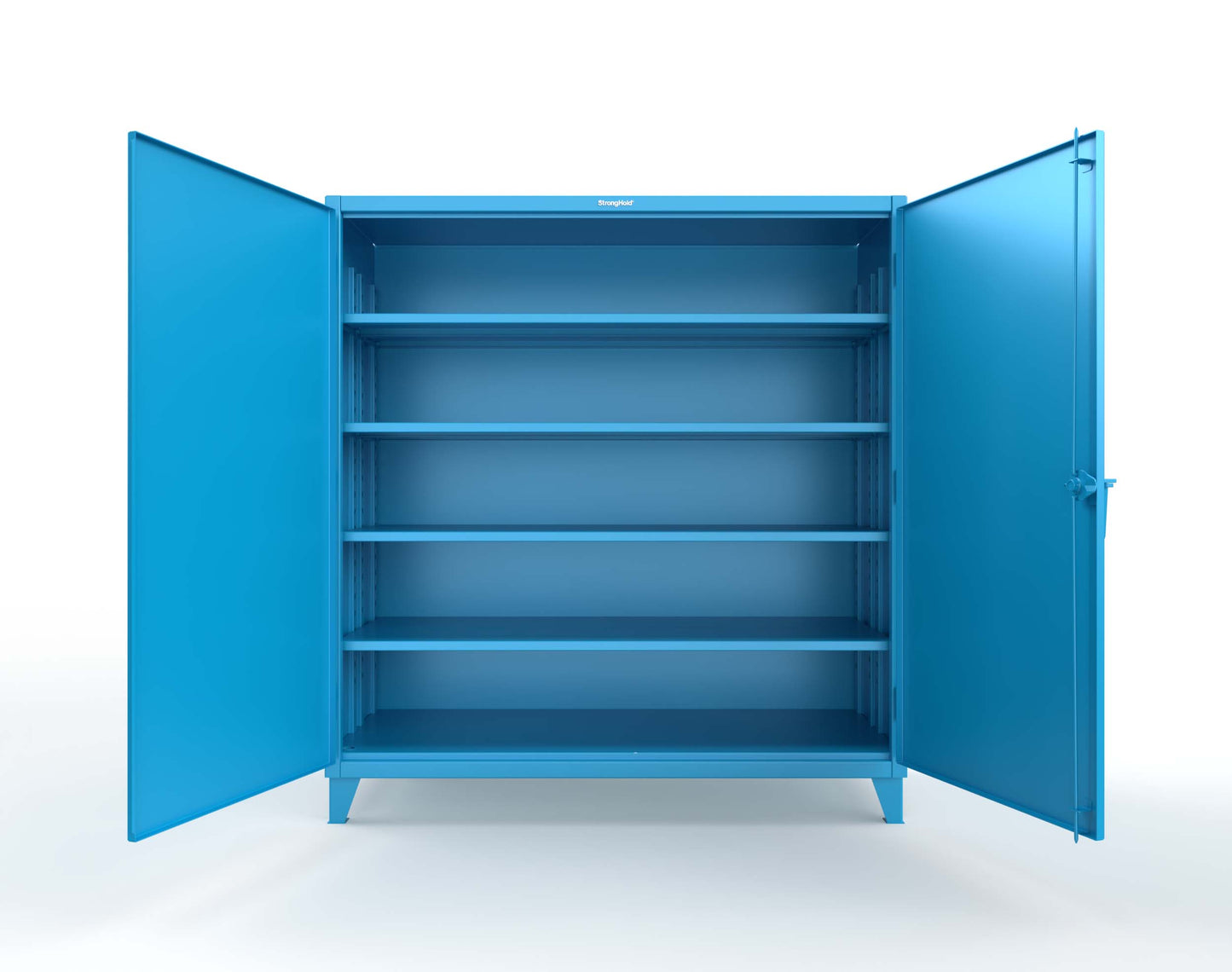 Extreme Duty 12 GA Cabinet with 4 Deep Shelves - 72 In. W x 30 In. D x 78 In. H - 66-304-5012